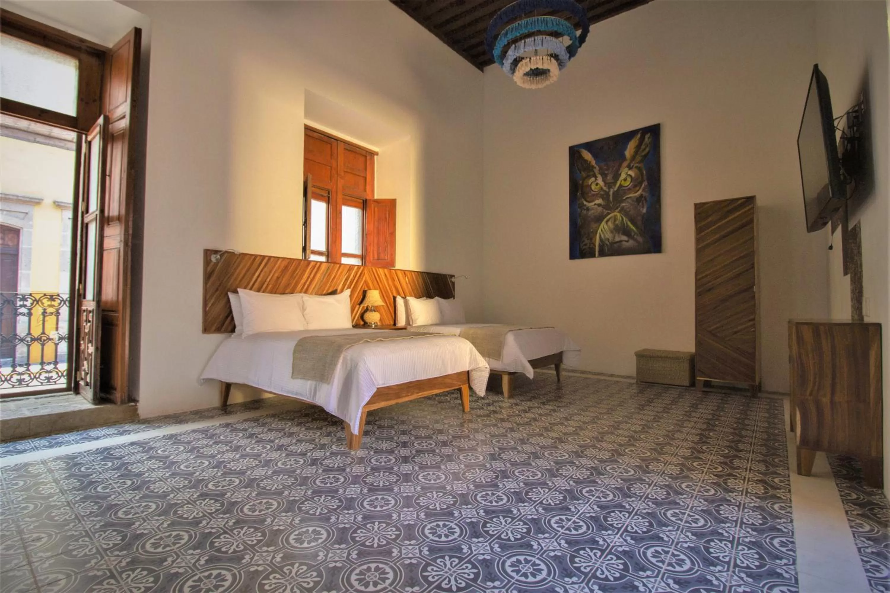 Photo of the whole room, Bed in NaNa Vida Hotel Morelia