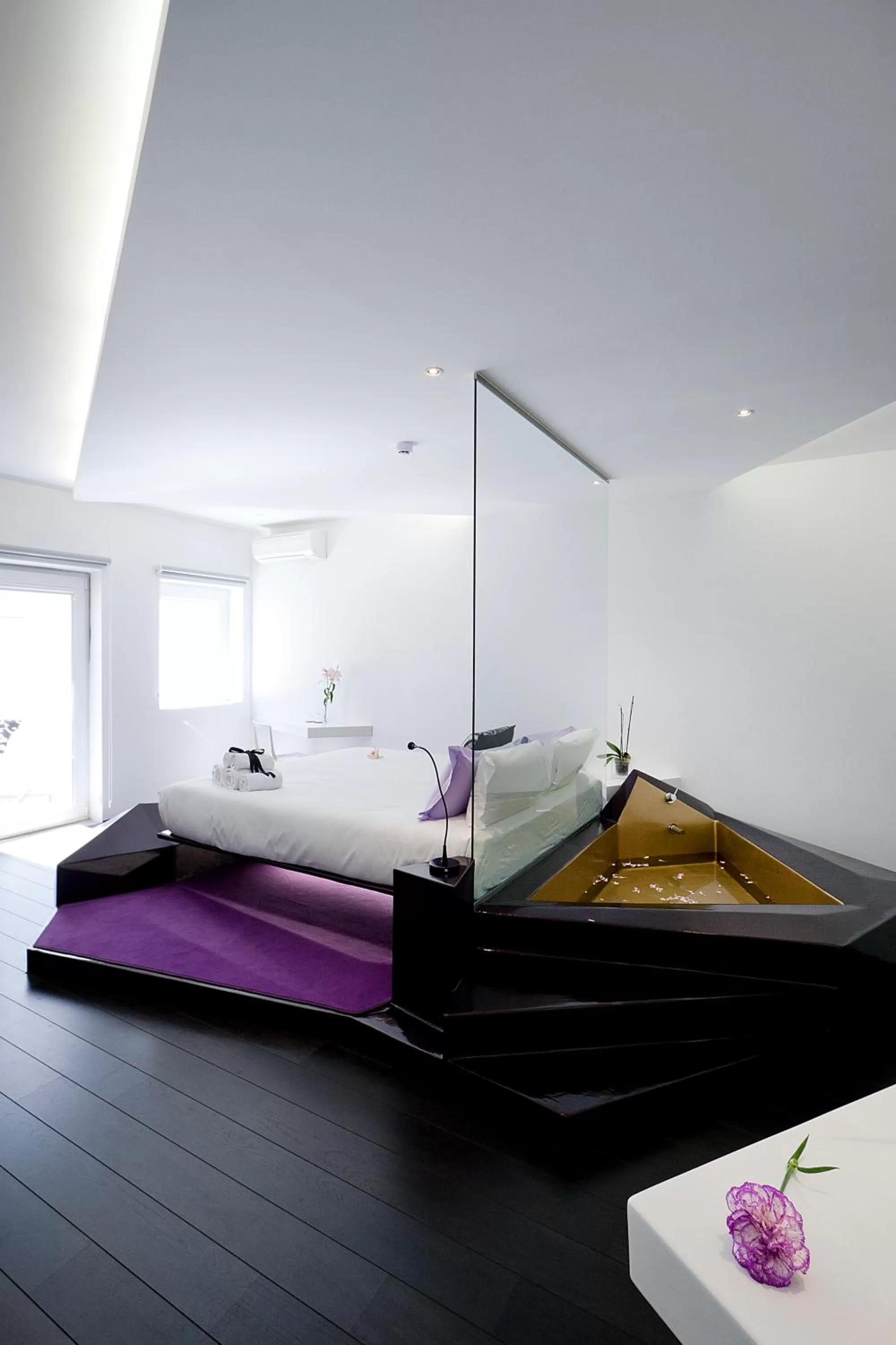 Bedroom, Bed in Absoluto Design Hotel
