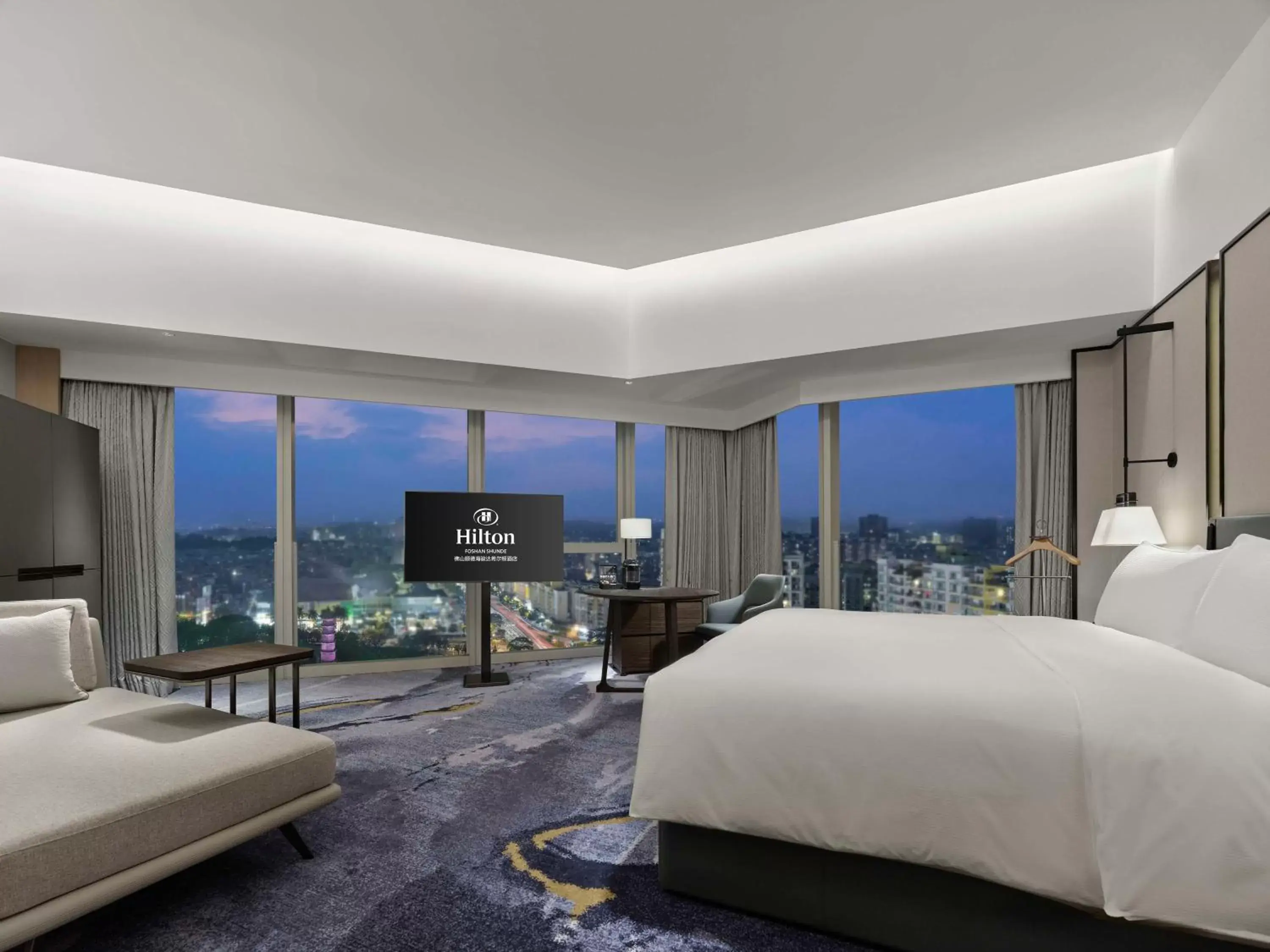 Living room in Hilton Foshan Shunde