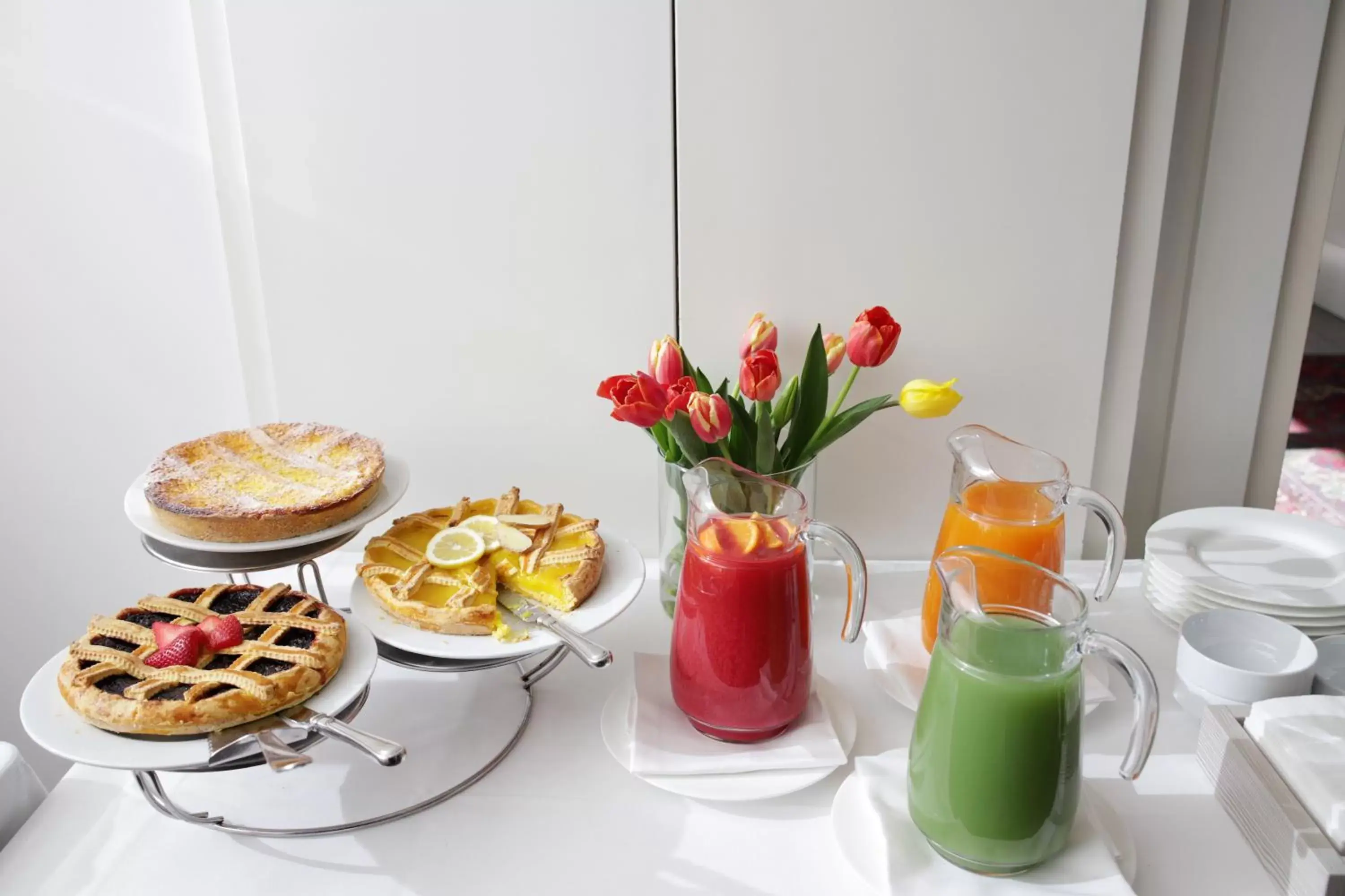 Continental breakfast in Hotel Palace