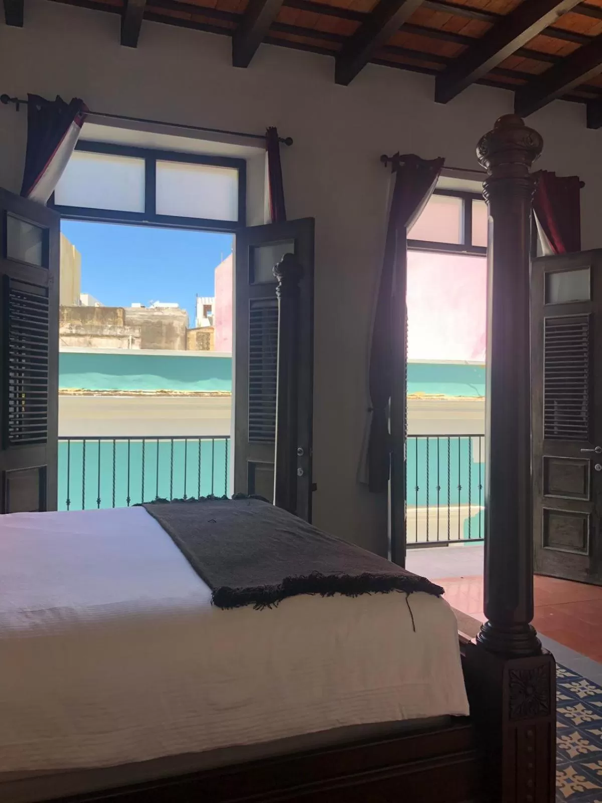 Bed in La Terraza de San Juan