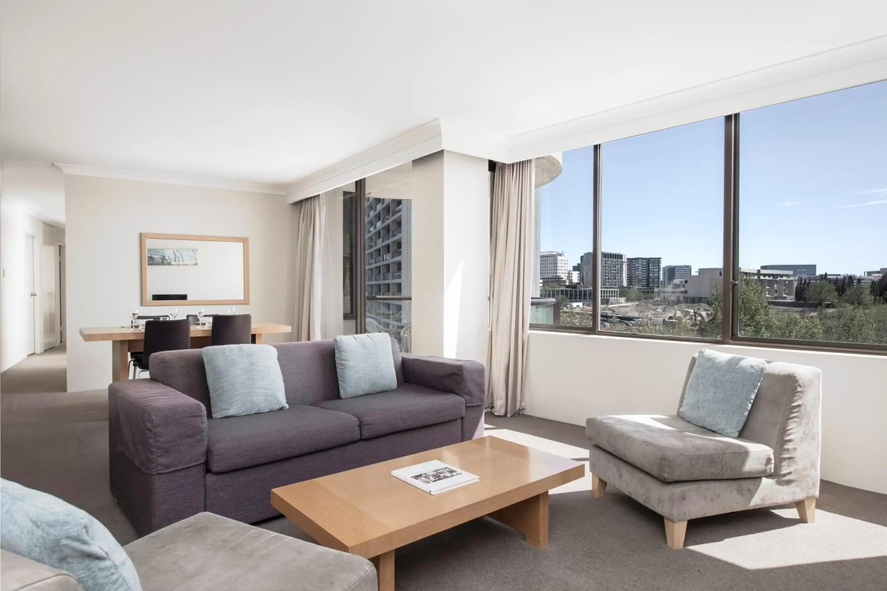 Living room, Seating Area in BreakFree Capital Tower Apartments