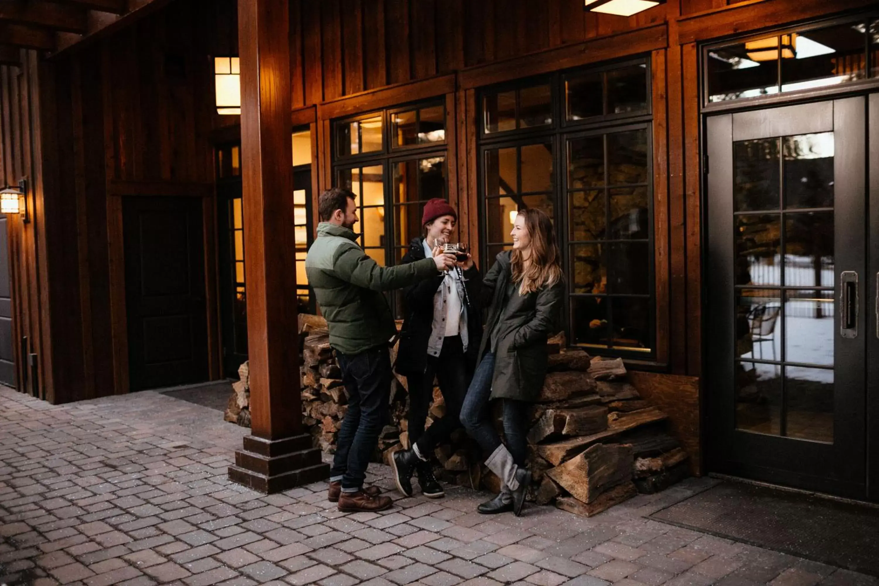 Patio in FivePine Lodge