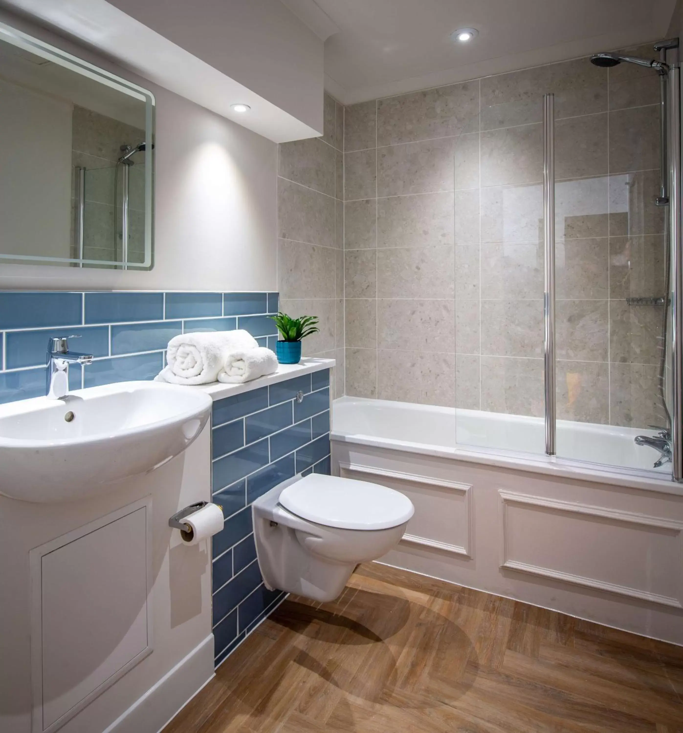 Bathroom in The Bruntsfield Hotel