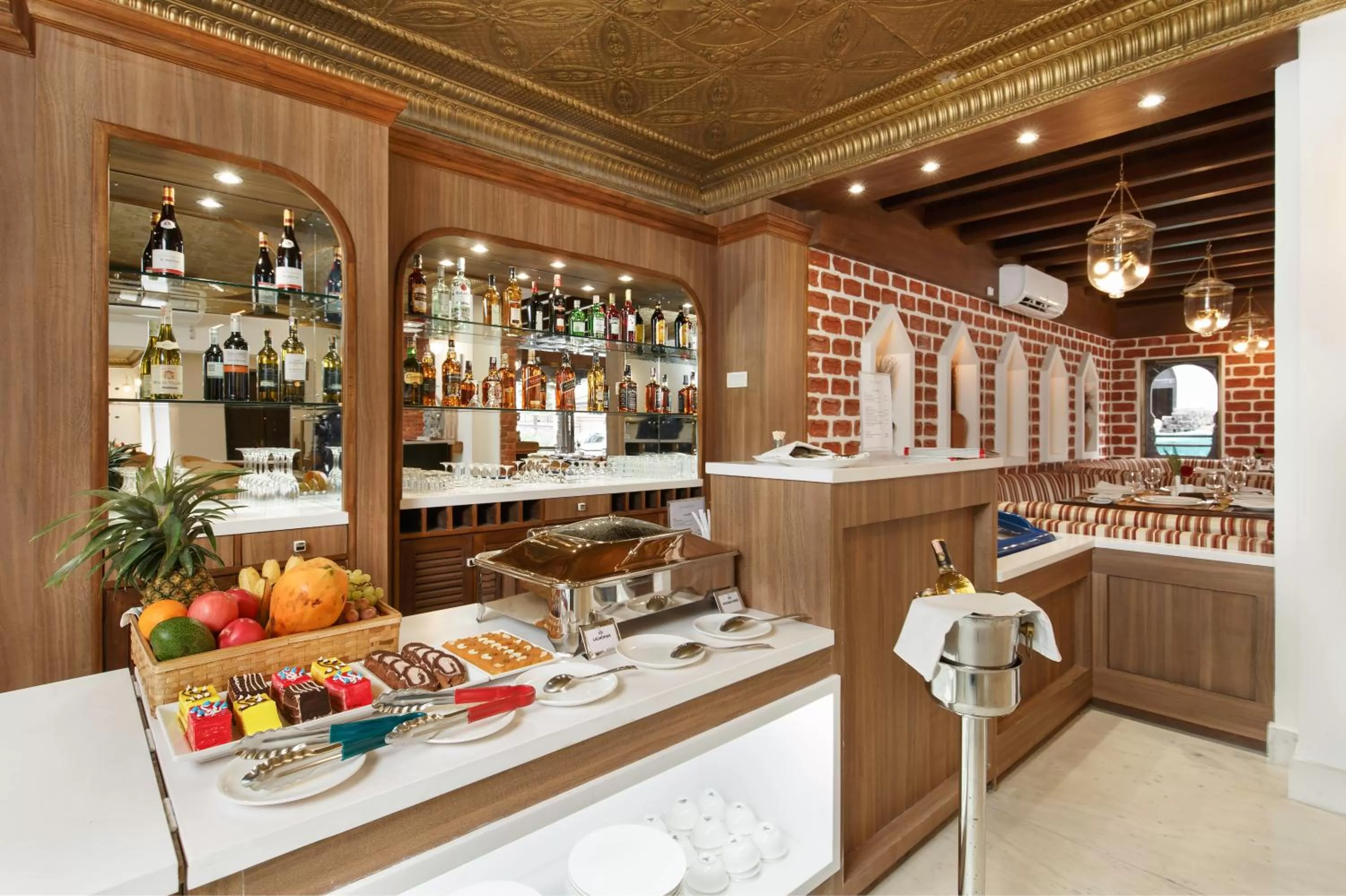 Buffet breakfast in Hotel Manaslu