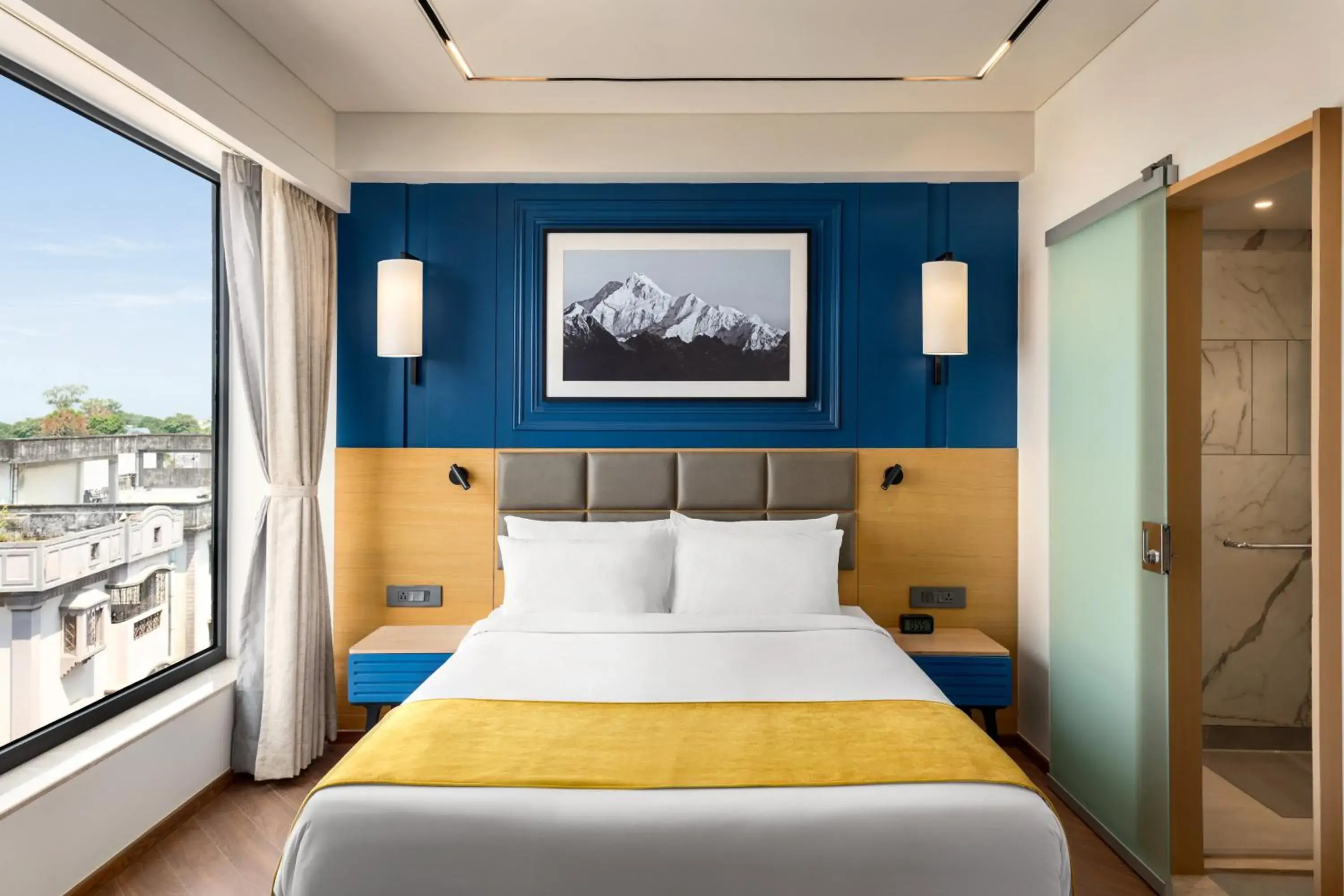 Bedroom, Bed in Ramada Encore by Wyndham Siliguri Sevoke Road Bedroom, Bed in Ramada Encore by Wyndham Siliguri Sevoke Road