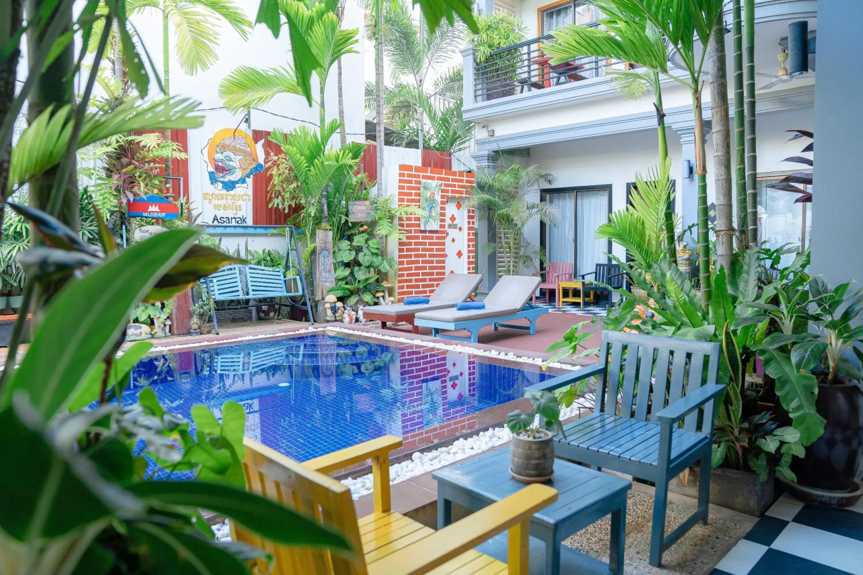 Swimming Pool in Asanak D'Angkor Boutique Hotel