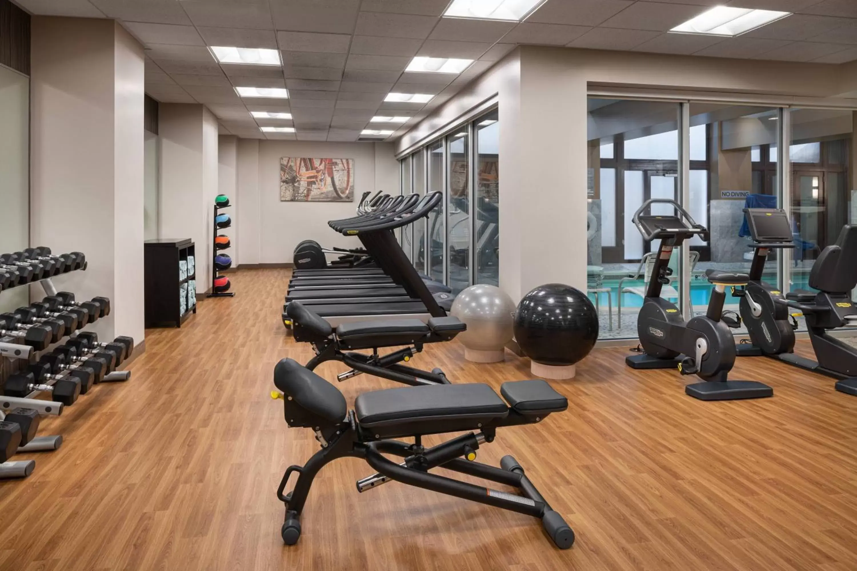 Fitness centre/facilities, Fitness Center/Facilities in Courtyard Seattle Downtown / Pioneer Square