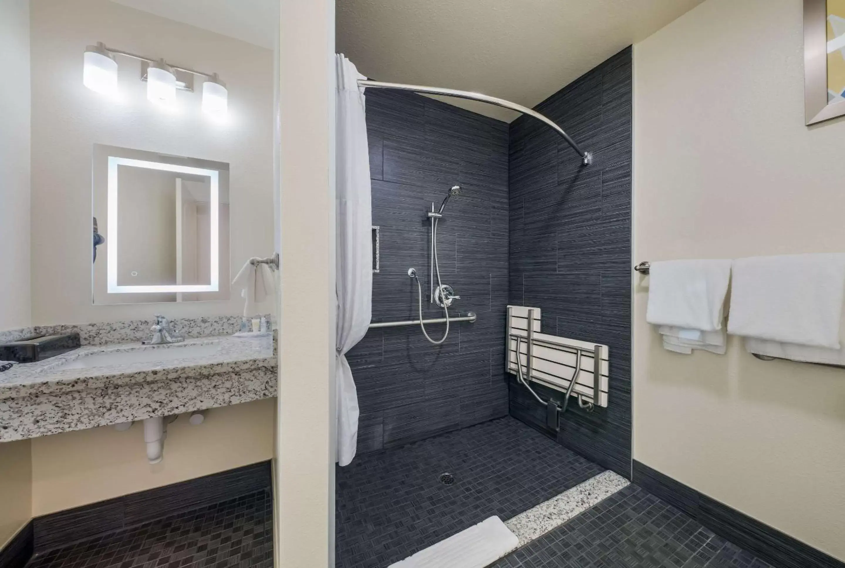 Bedroom, Bathroom in Comfort Inn Gilroy