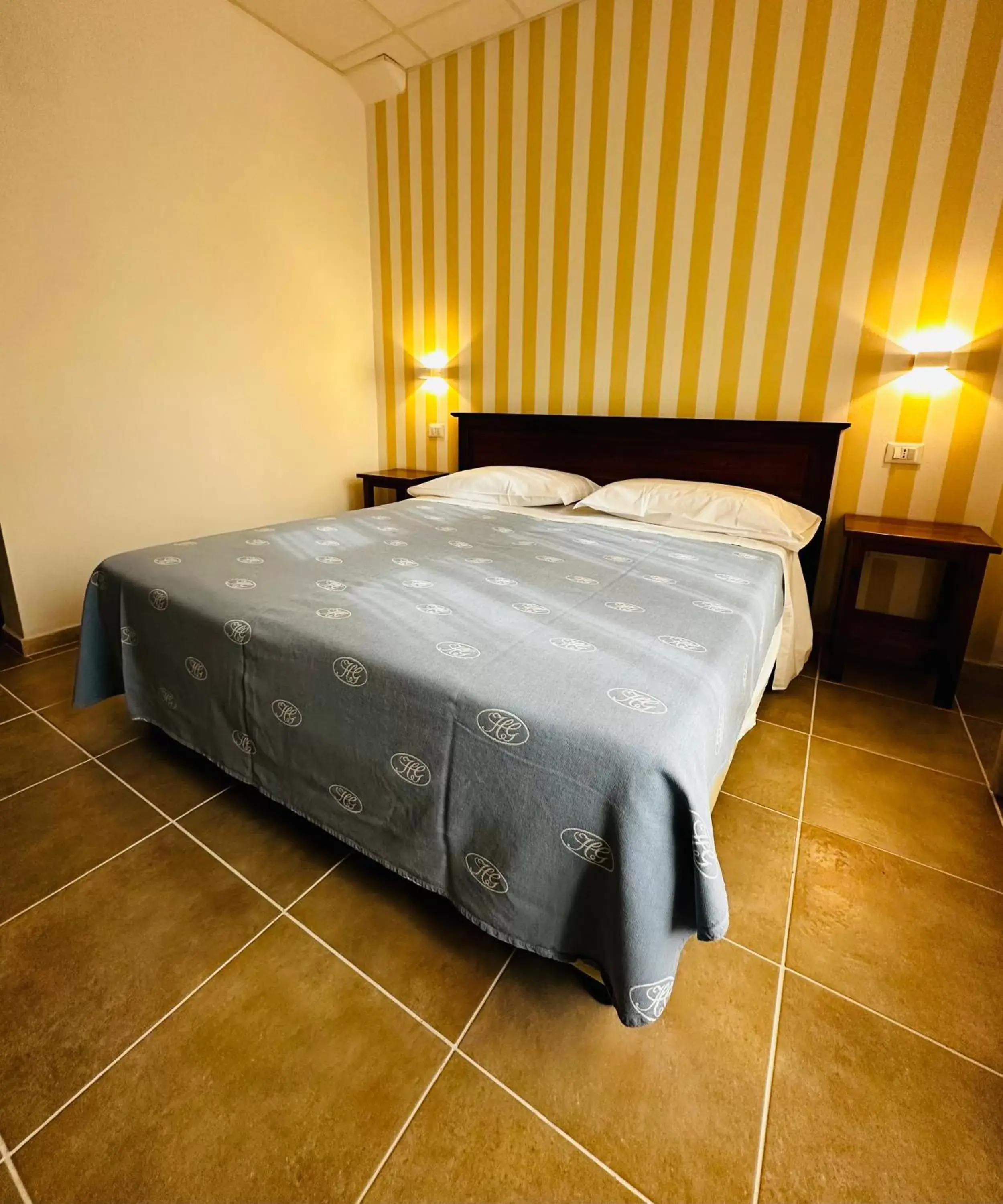 Bed in Hotel Giardino