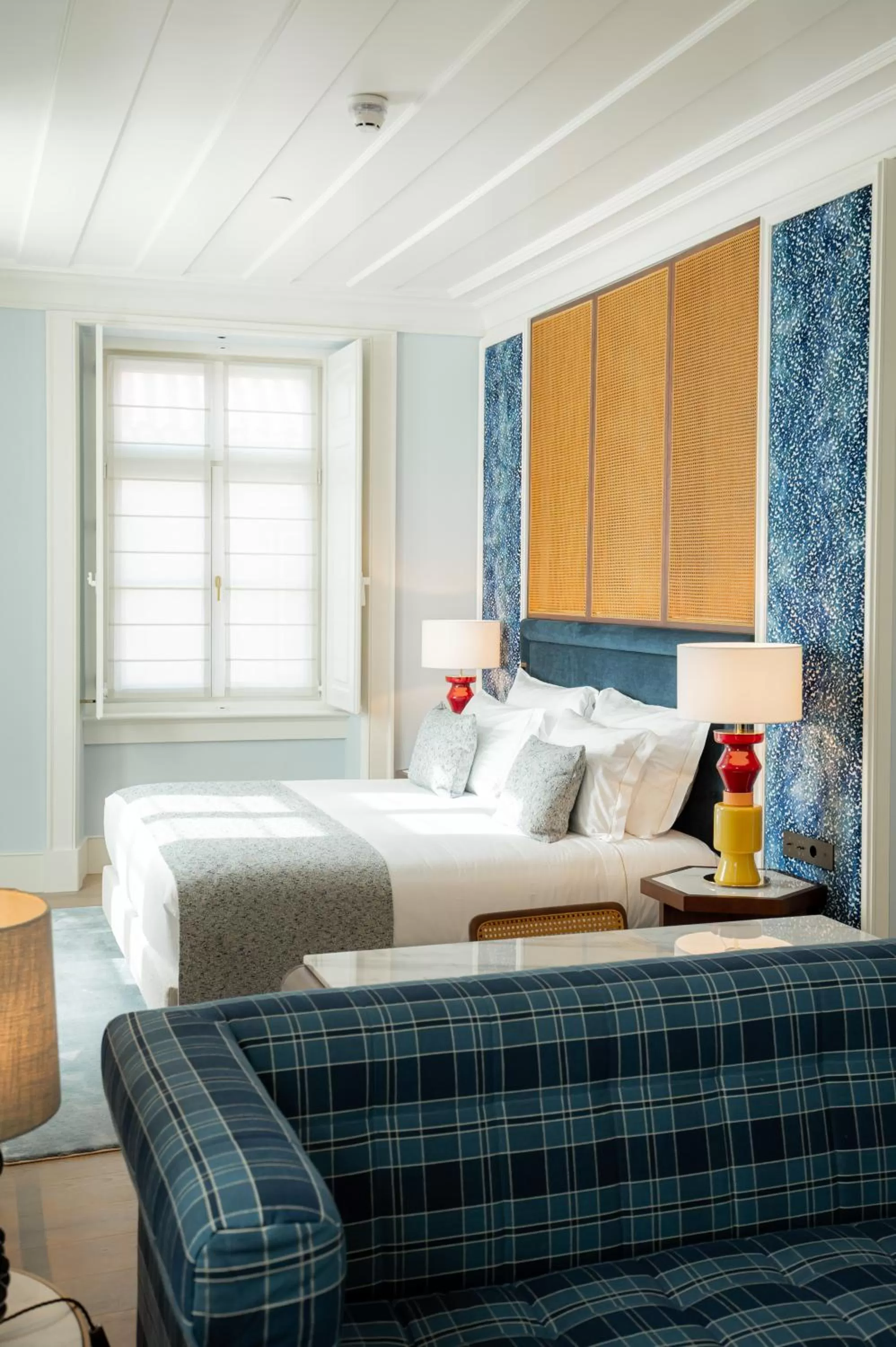 Bed in Palácio Ludovice Wine Experience Hotel