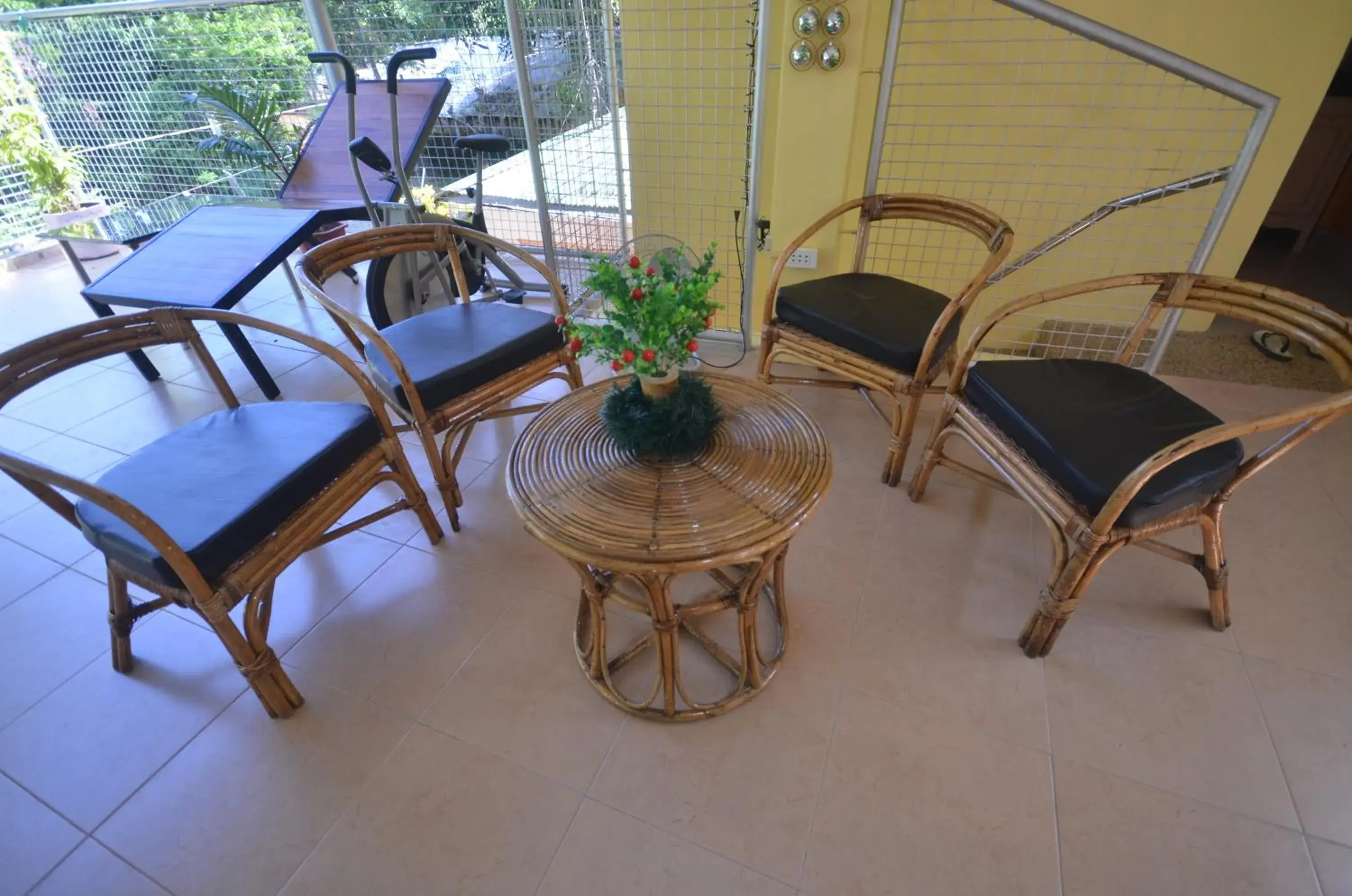 Seating area in Las Residencias Bed And Breakfast