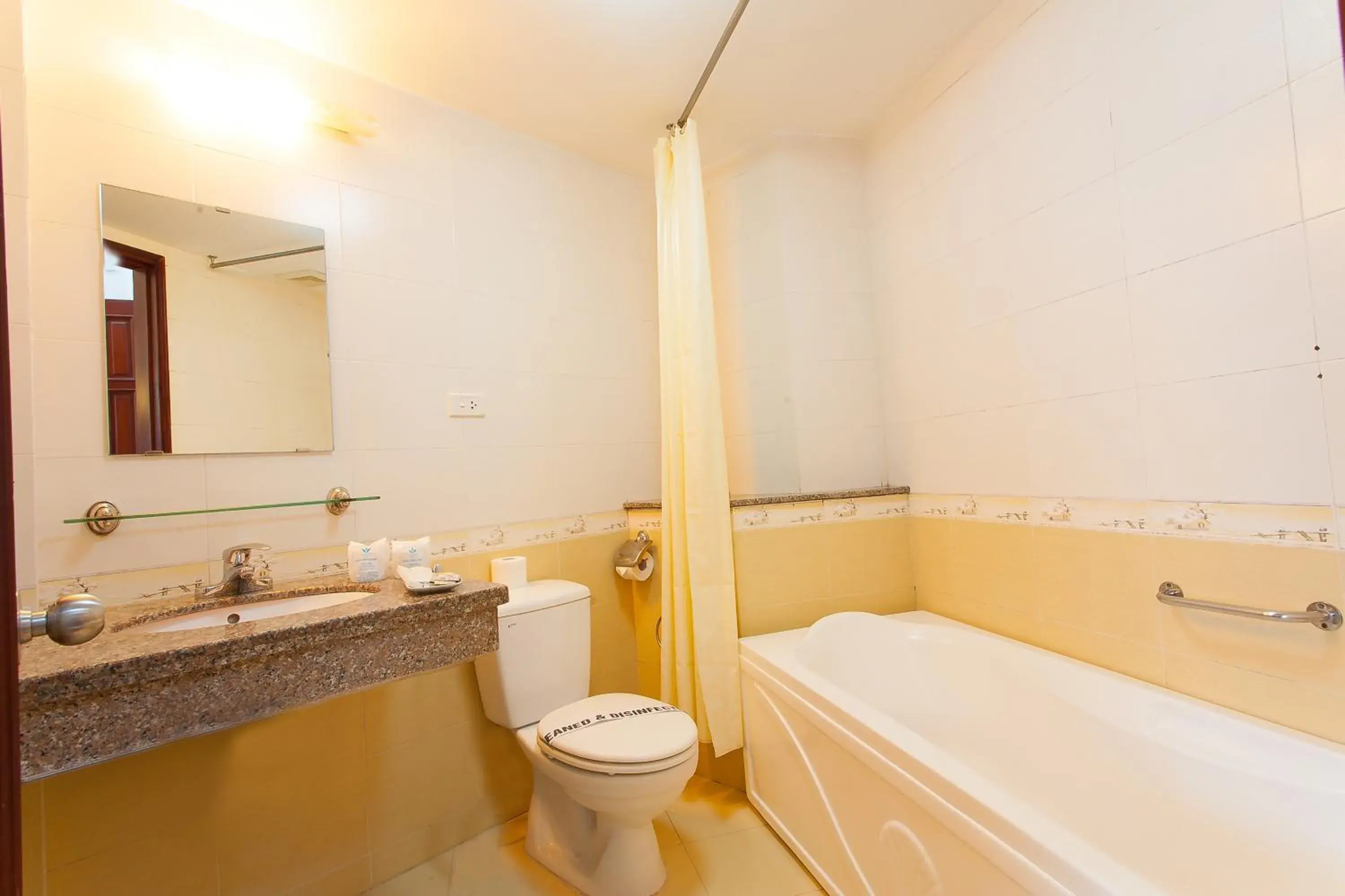 Shower, Bathroom in Hanoi Luxury Hotel
