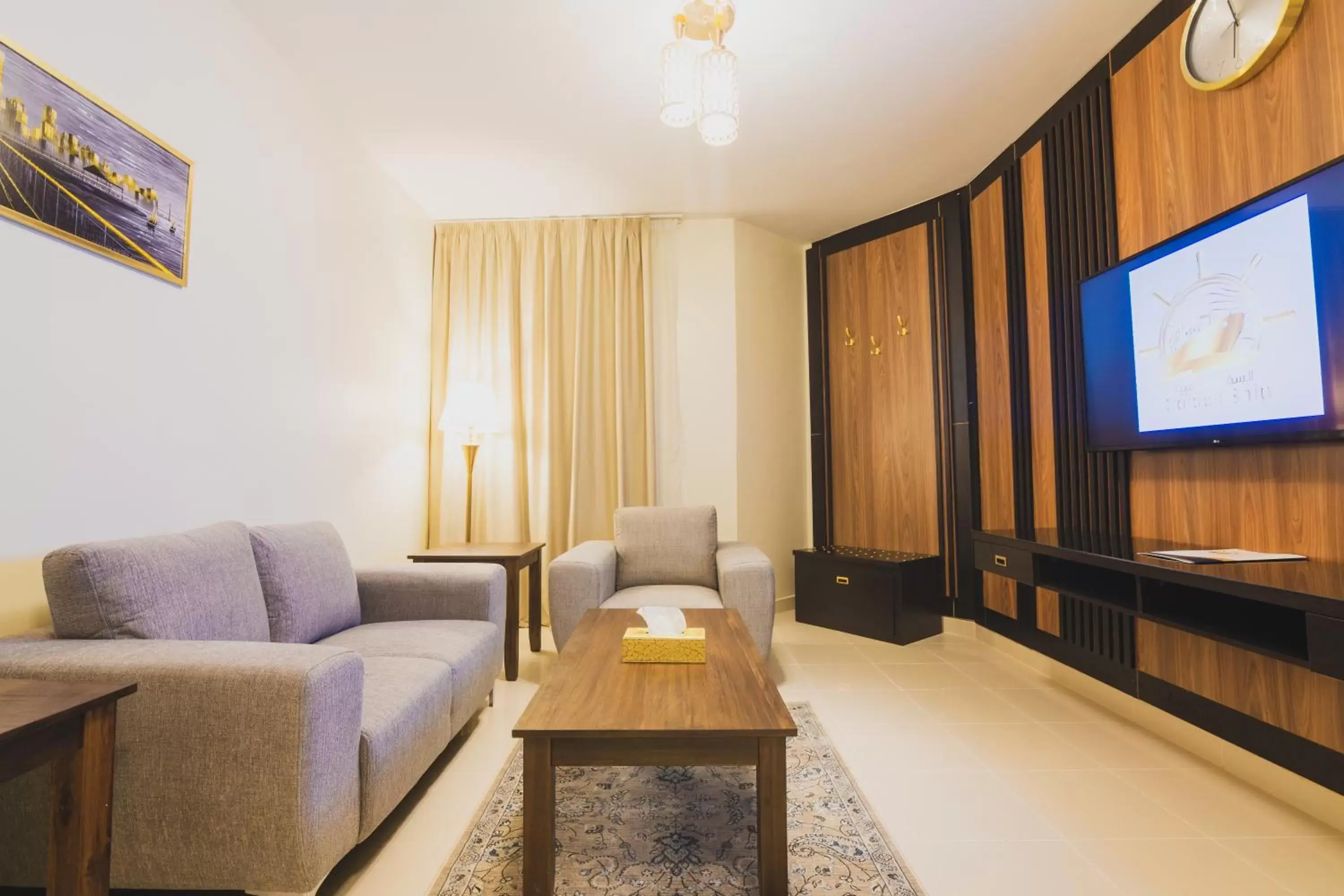 Living room in Golden Ship Hotel Living room in Golden Ship Hotel