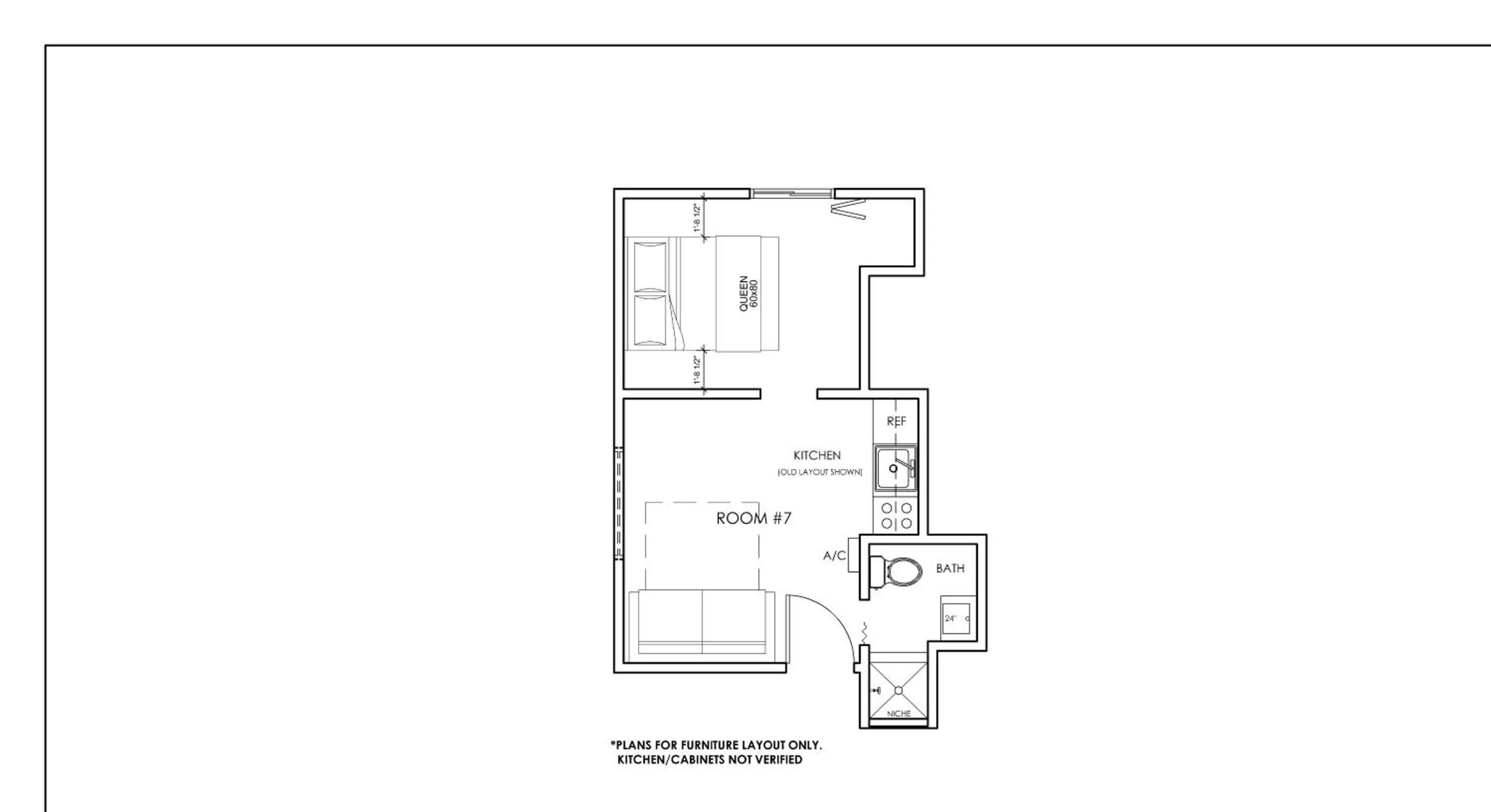 Floor plan in The Marbella