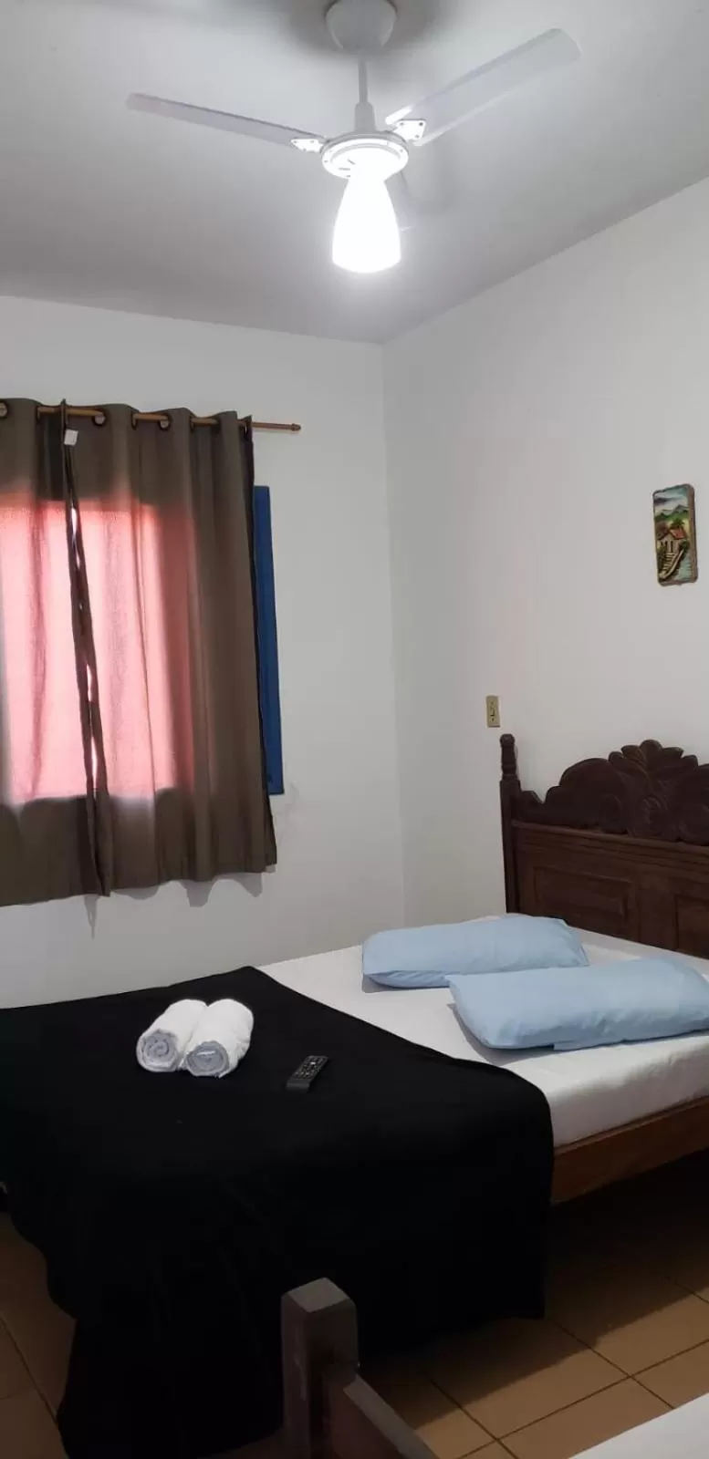 Bed in Hotel Nevada Ubatuba