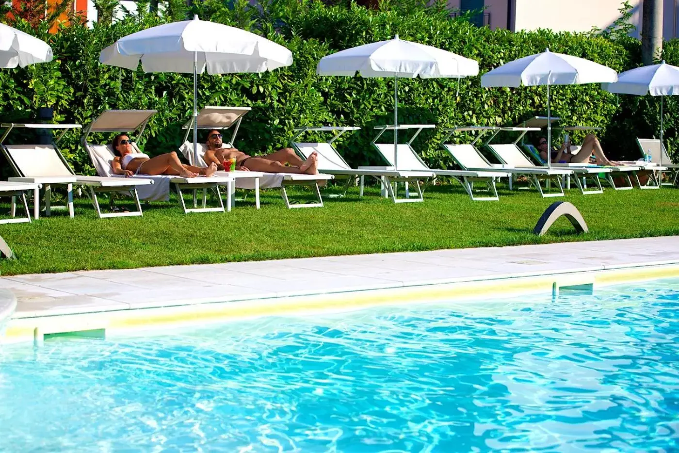 People, Swimming Pool in Enjoy Garda Hotel