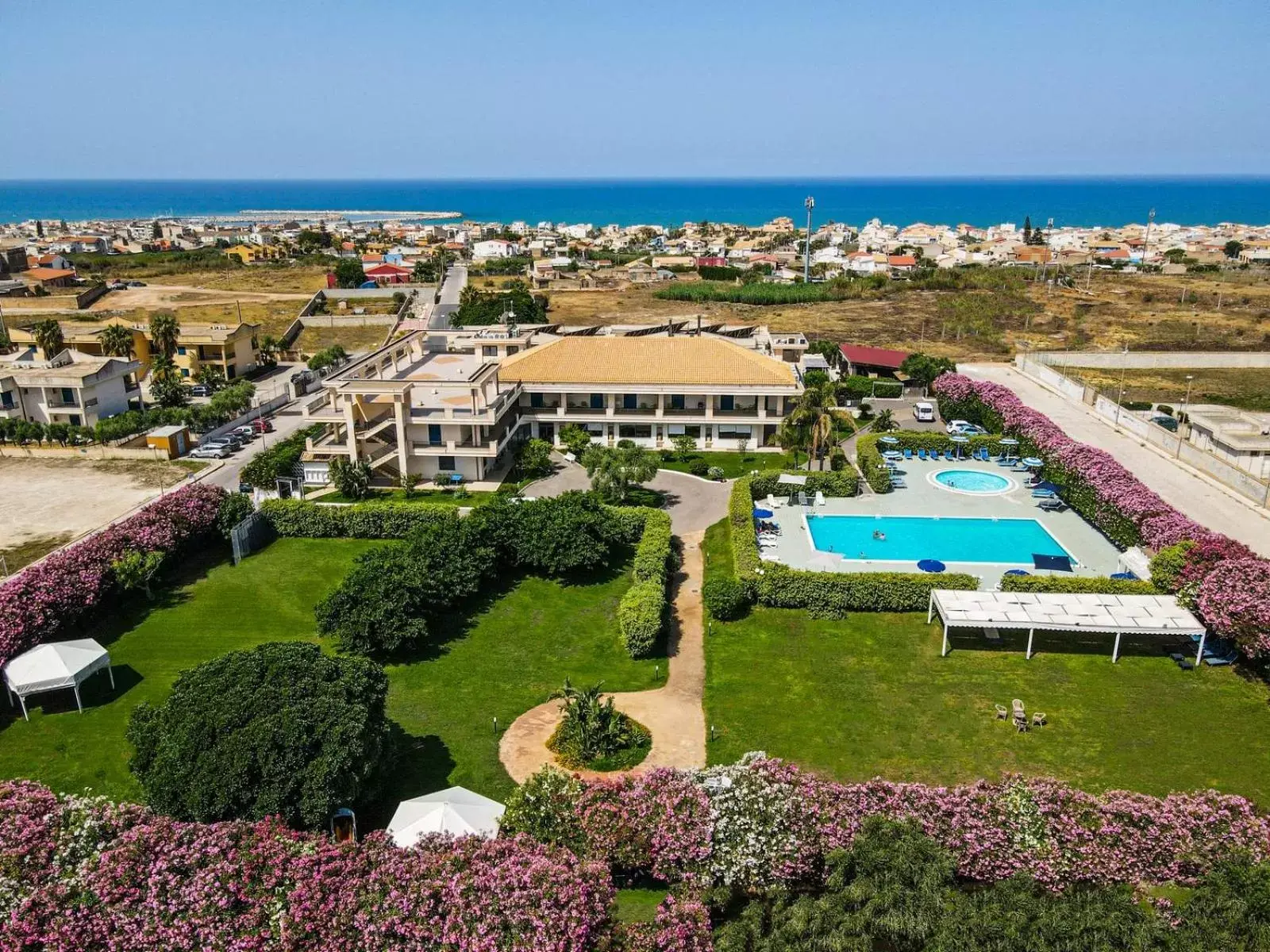 Swimming pool, Bird's-eye View in GH Baraka Village