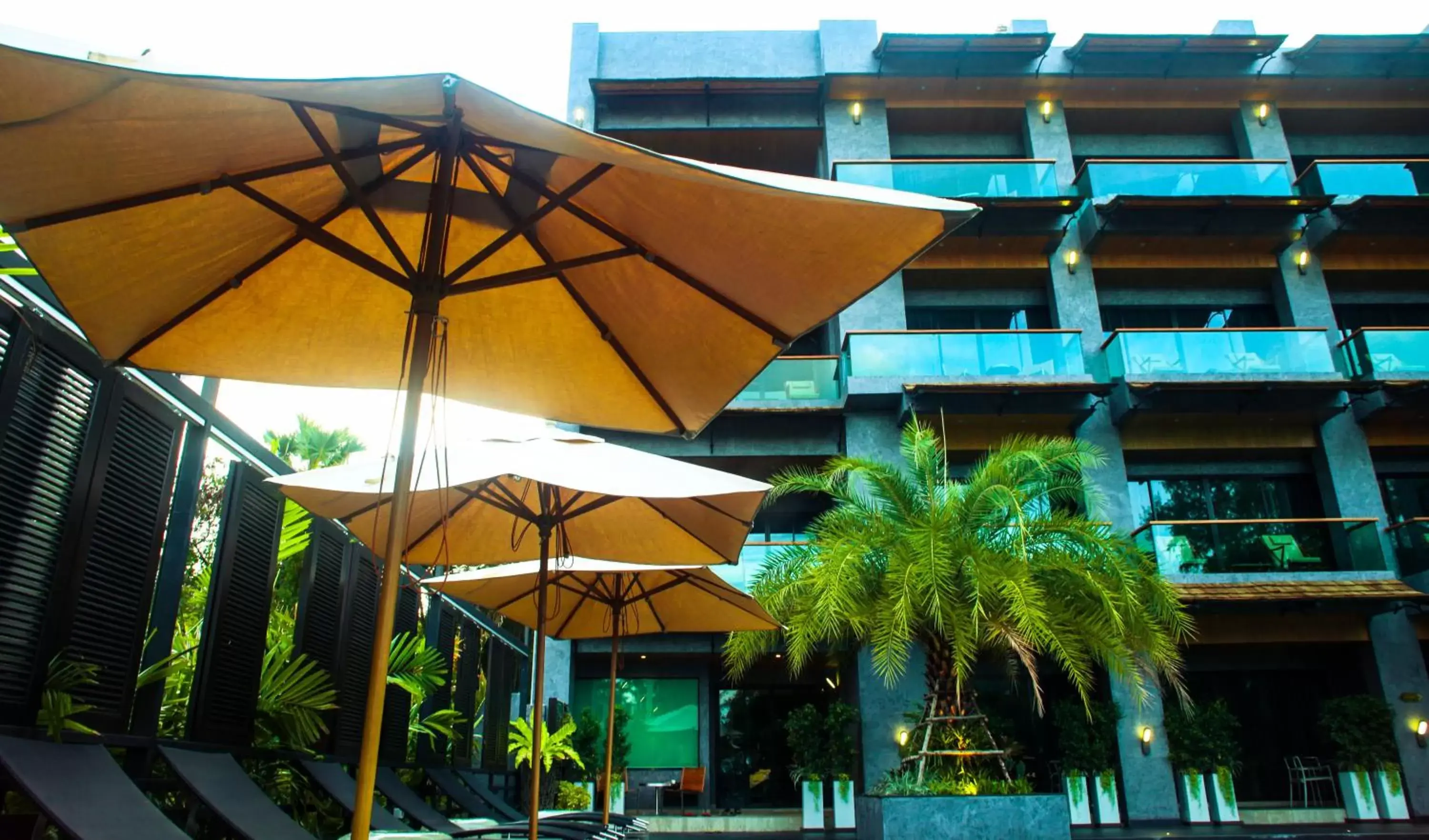 Facade/entrance in I Calm Resort Cha Am Facade/entrance in I Calm Resort Cha Am