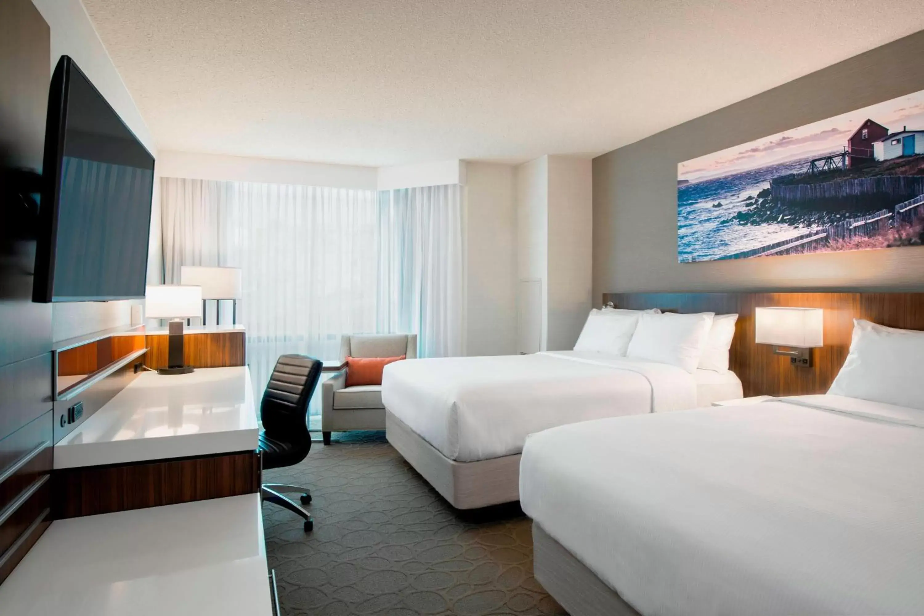 Photo of the whole room, Bed in Delta Hotels by Marriott St. John's Conference Centre