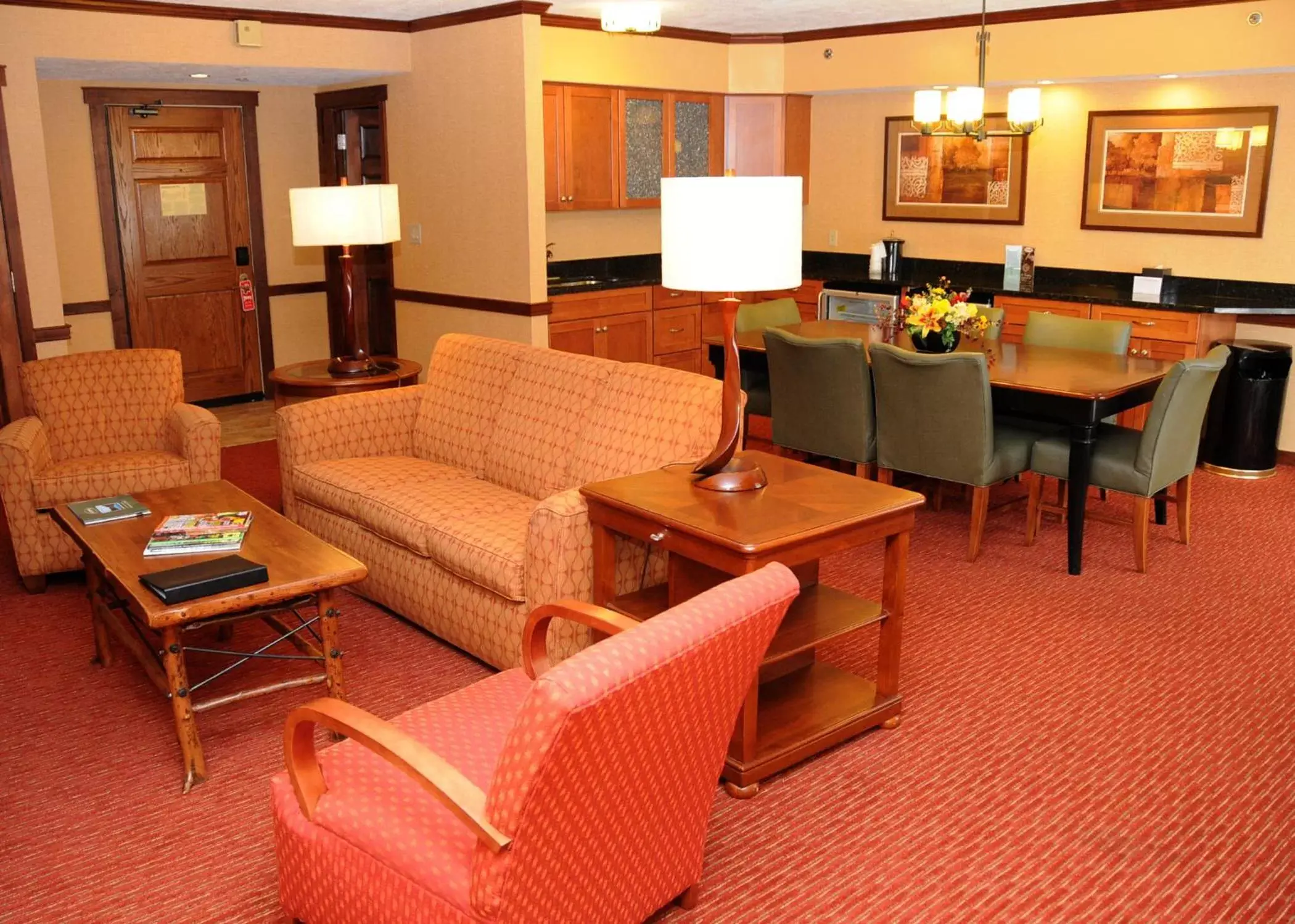 Photo of the whole room in Slopeside Hotel by Seven Springs Resort