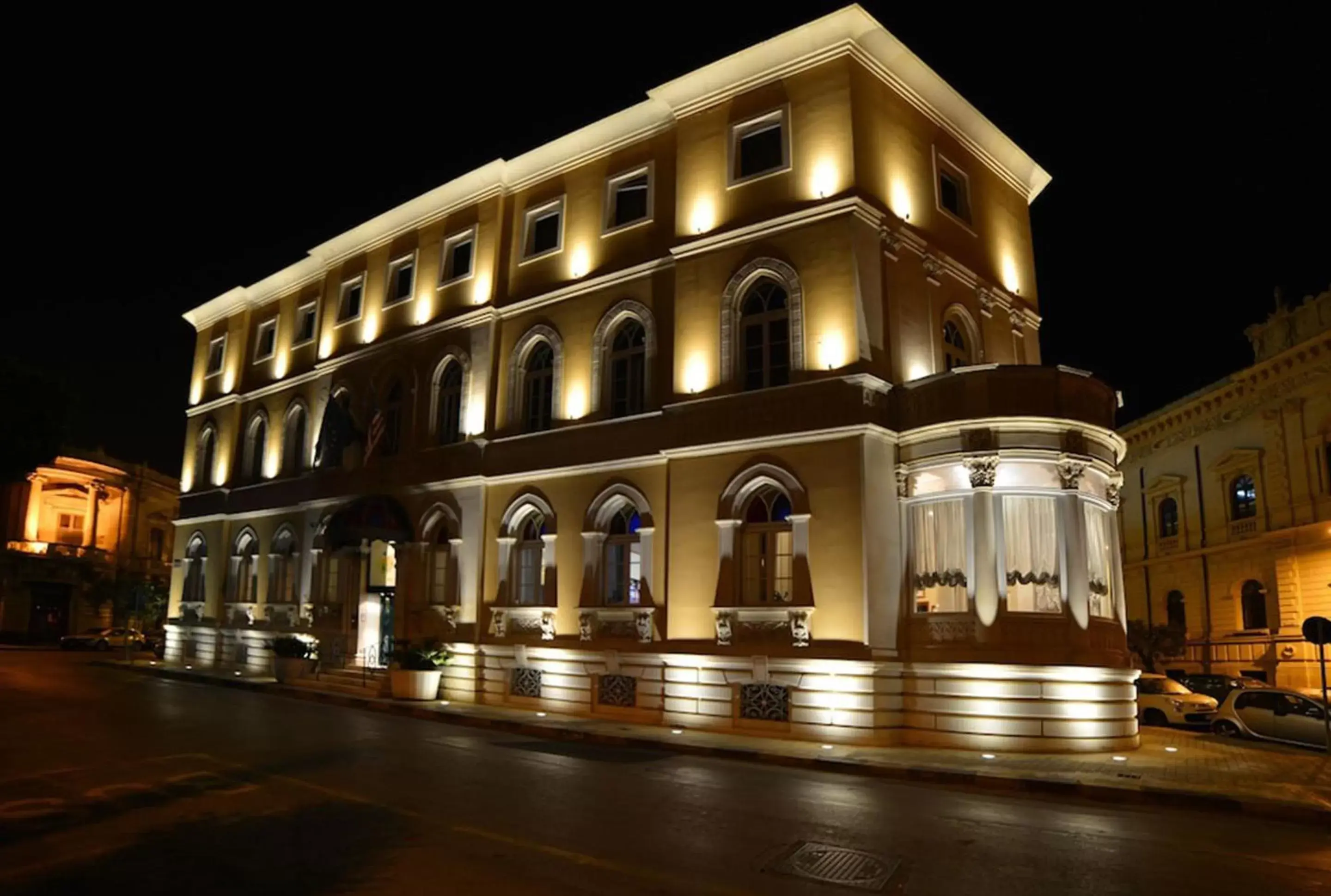 Facade/entrance, Property Building in Grand Hotel Ortigia