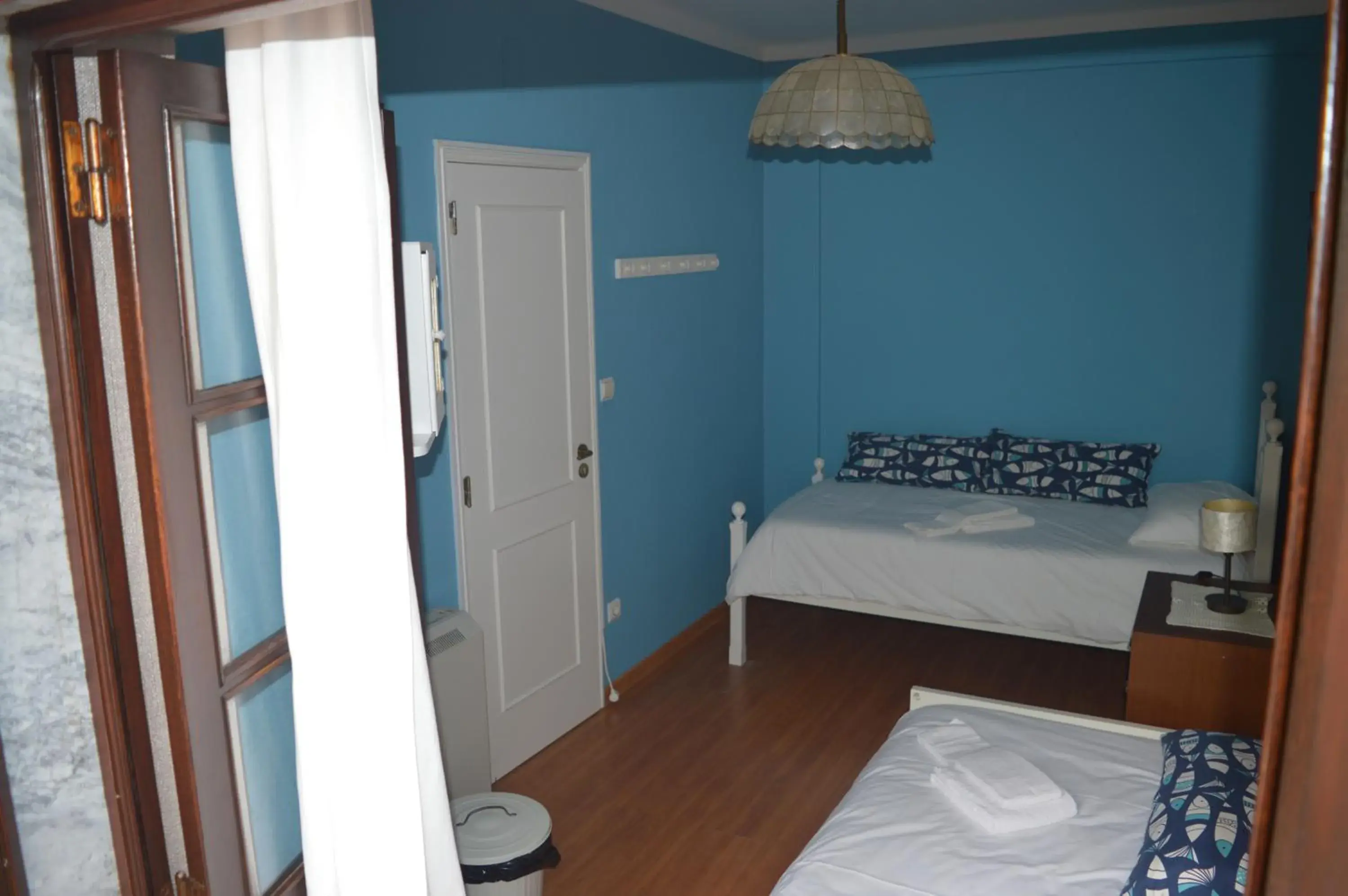 Bedroom, Bed in Ericeira Chill Hill Hostel & Private Rooms - Peach Garden
