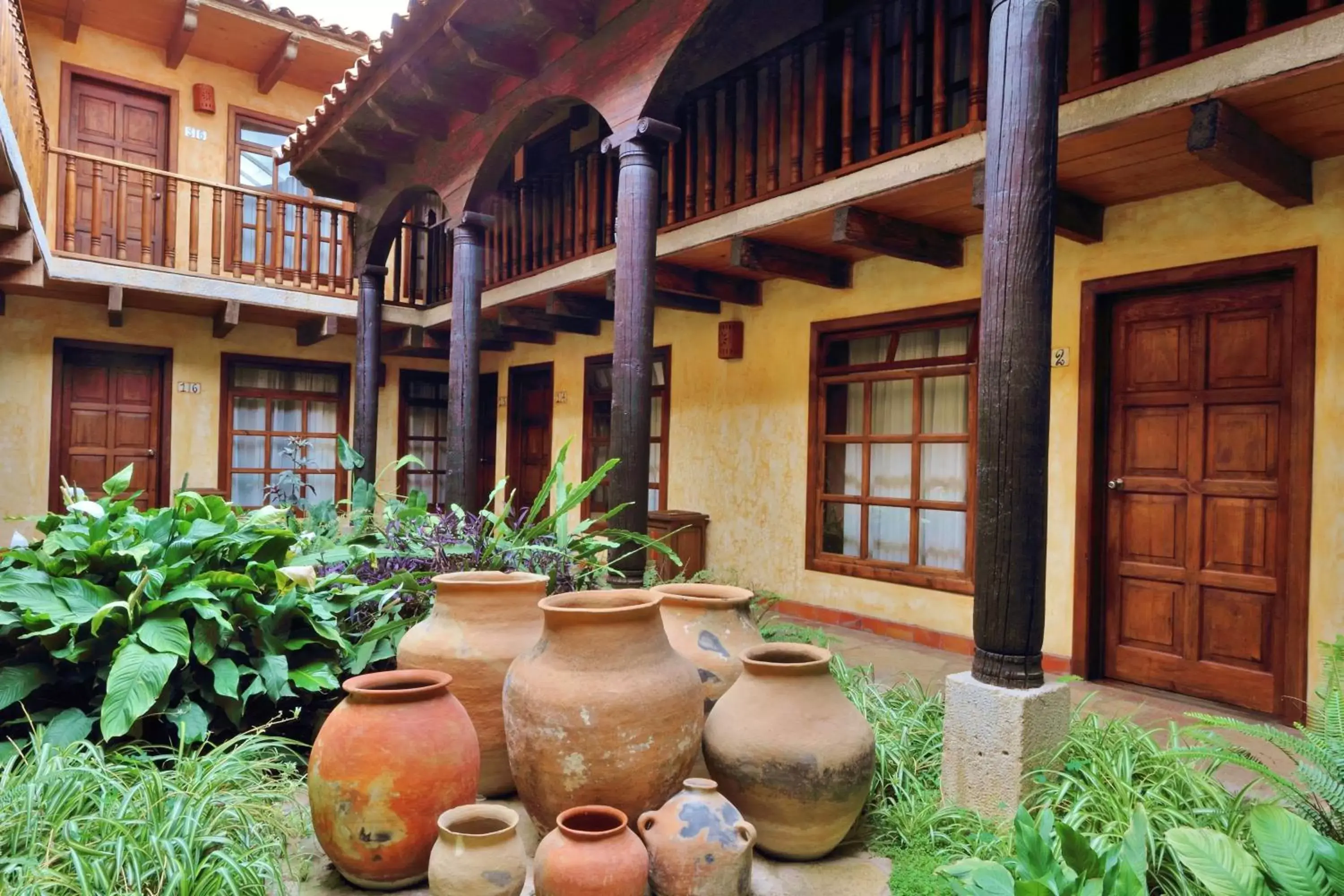 Garden in Hotel Casavieja