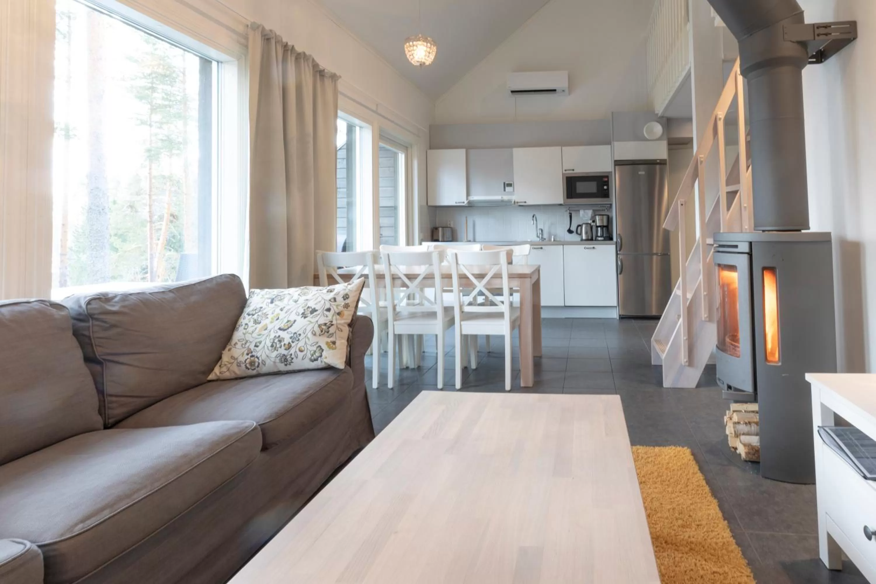 Living room in Varjola Holiday Center