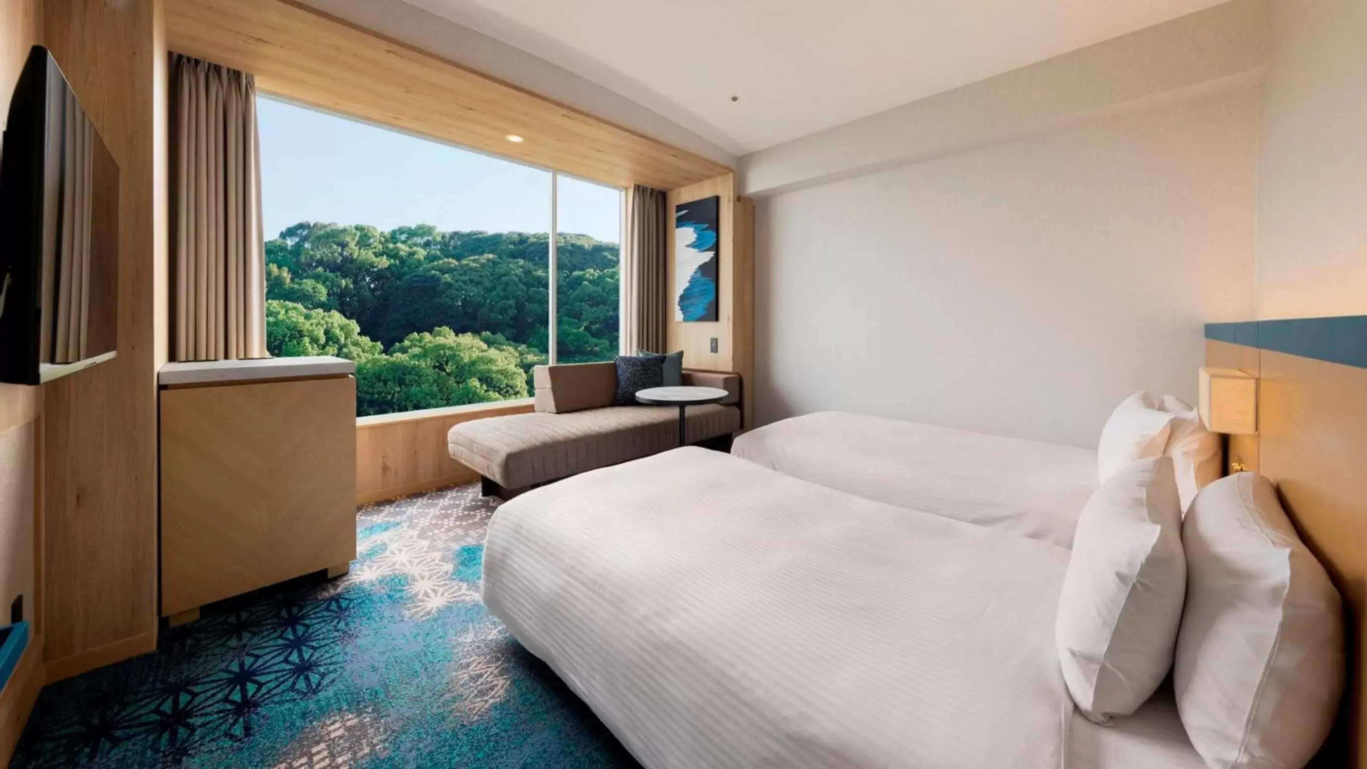 Bedroom, Mountain View in Grand Prince Hotel Hiroshima