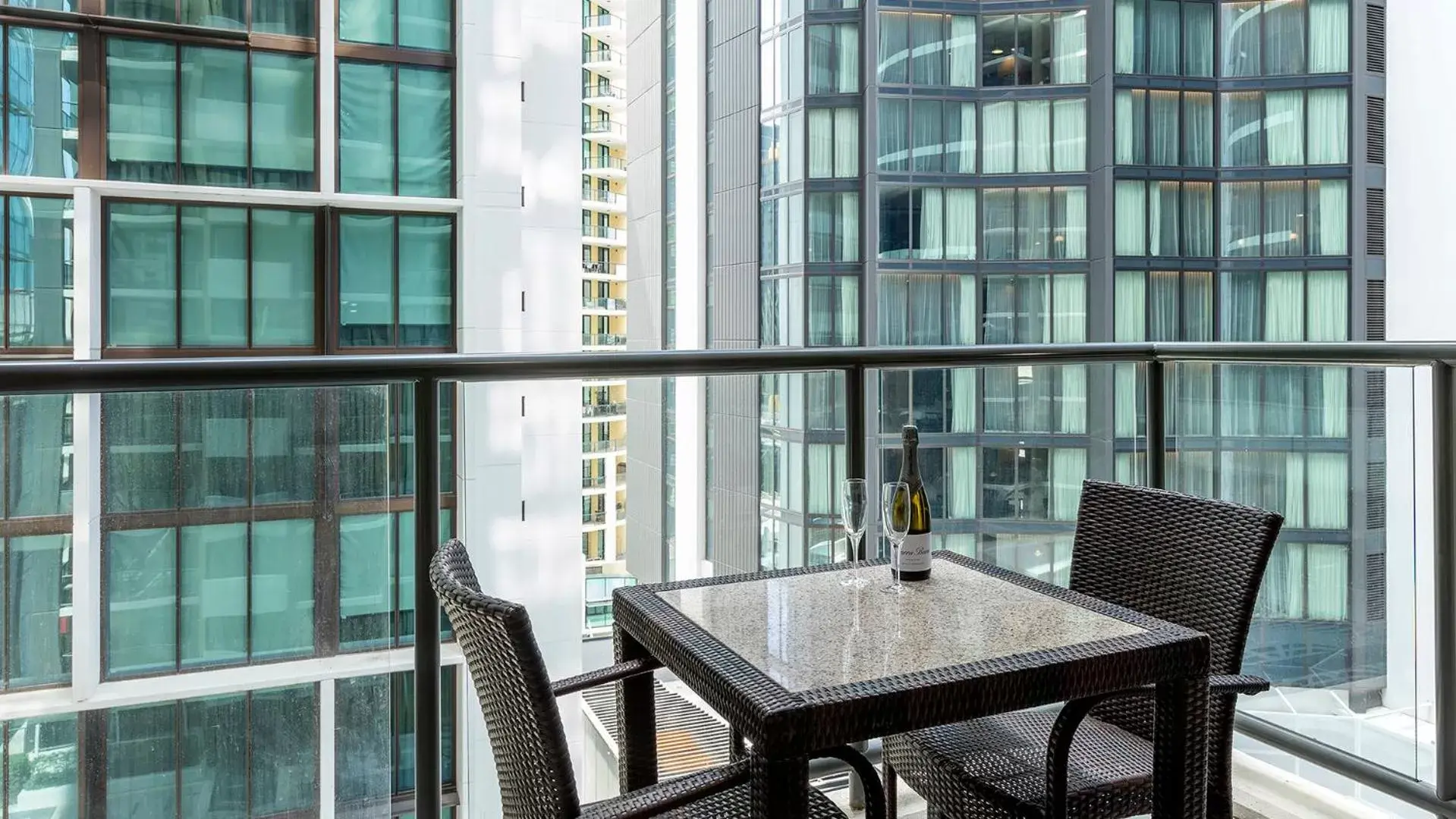 Balcony/Terrace in Oaks Brisbane on Margaret Suites