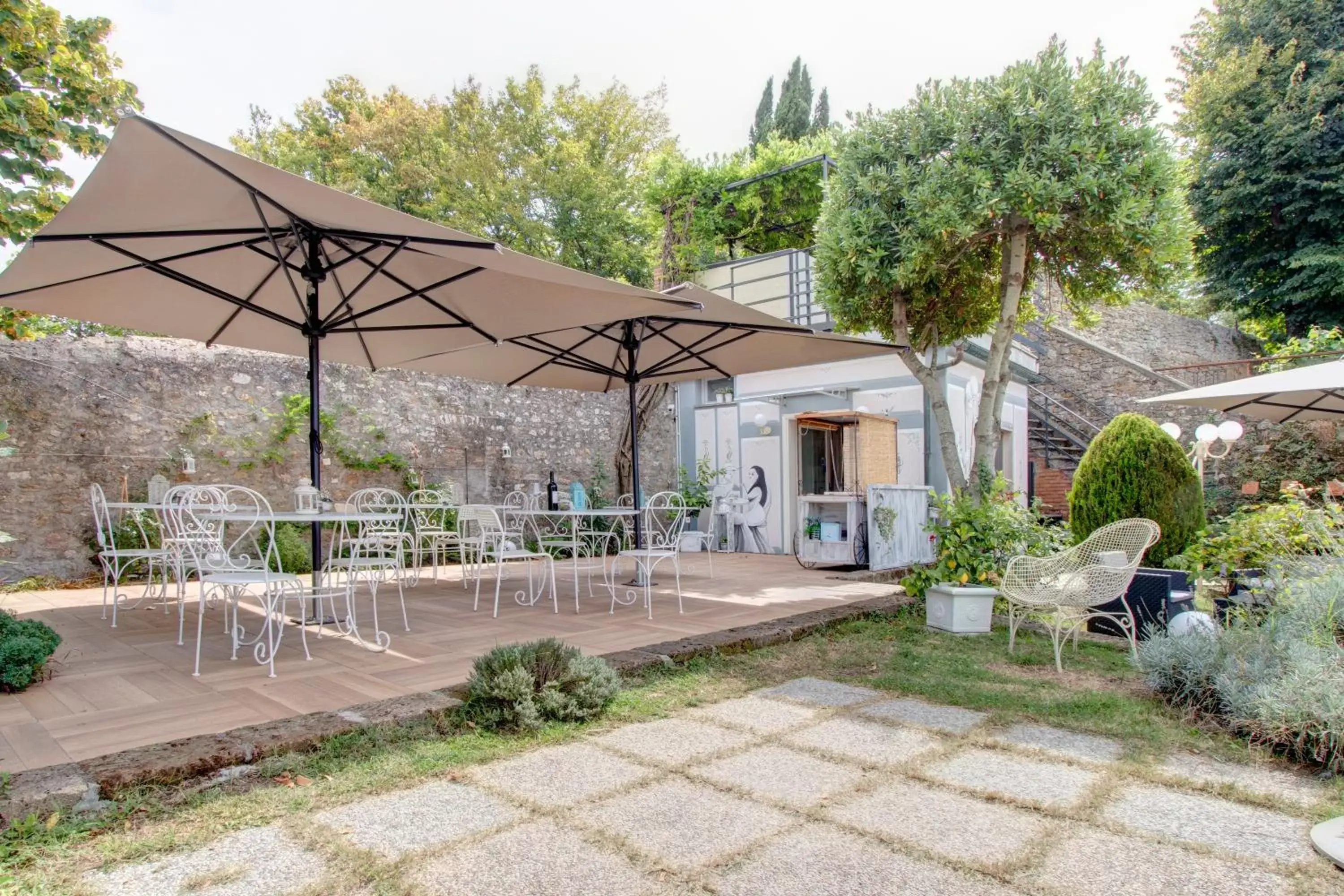 Patio in Albergo Etruria