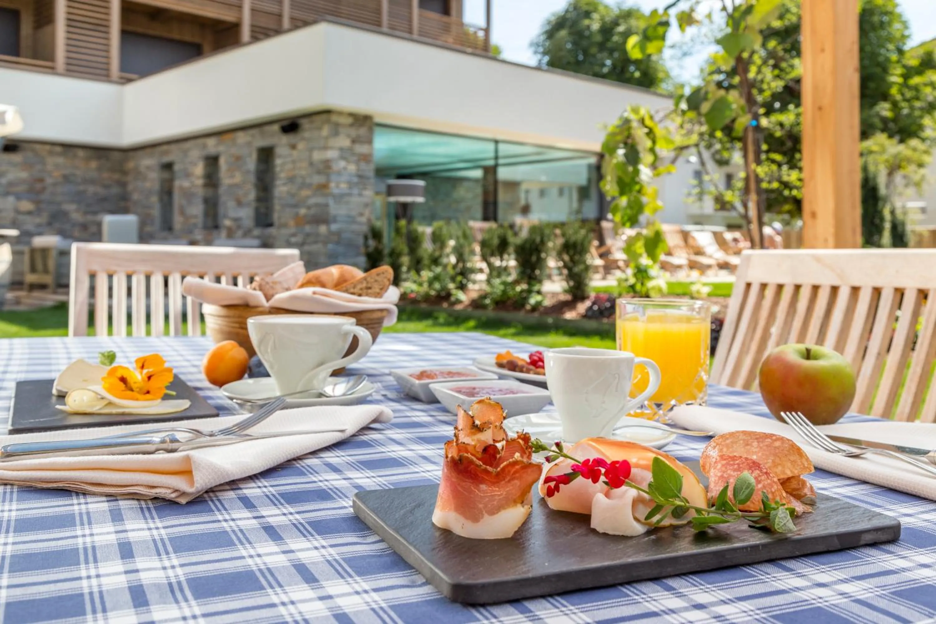 Food close-up in Hotel Restaurant Langgenhof