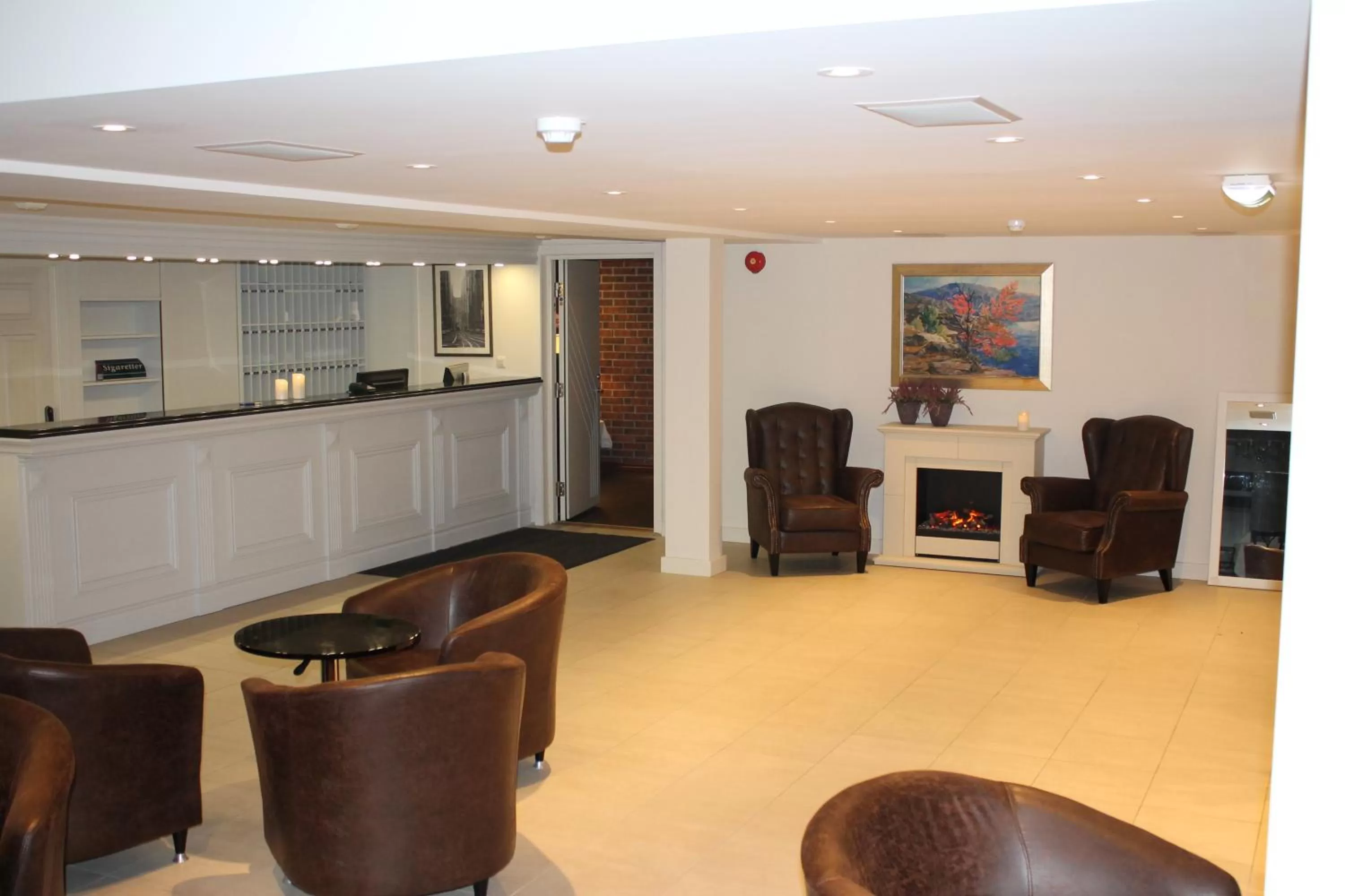 Lobby or reception in Kløver Hotel