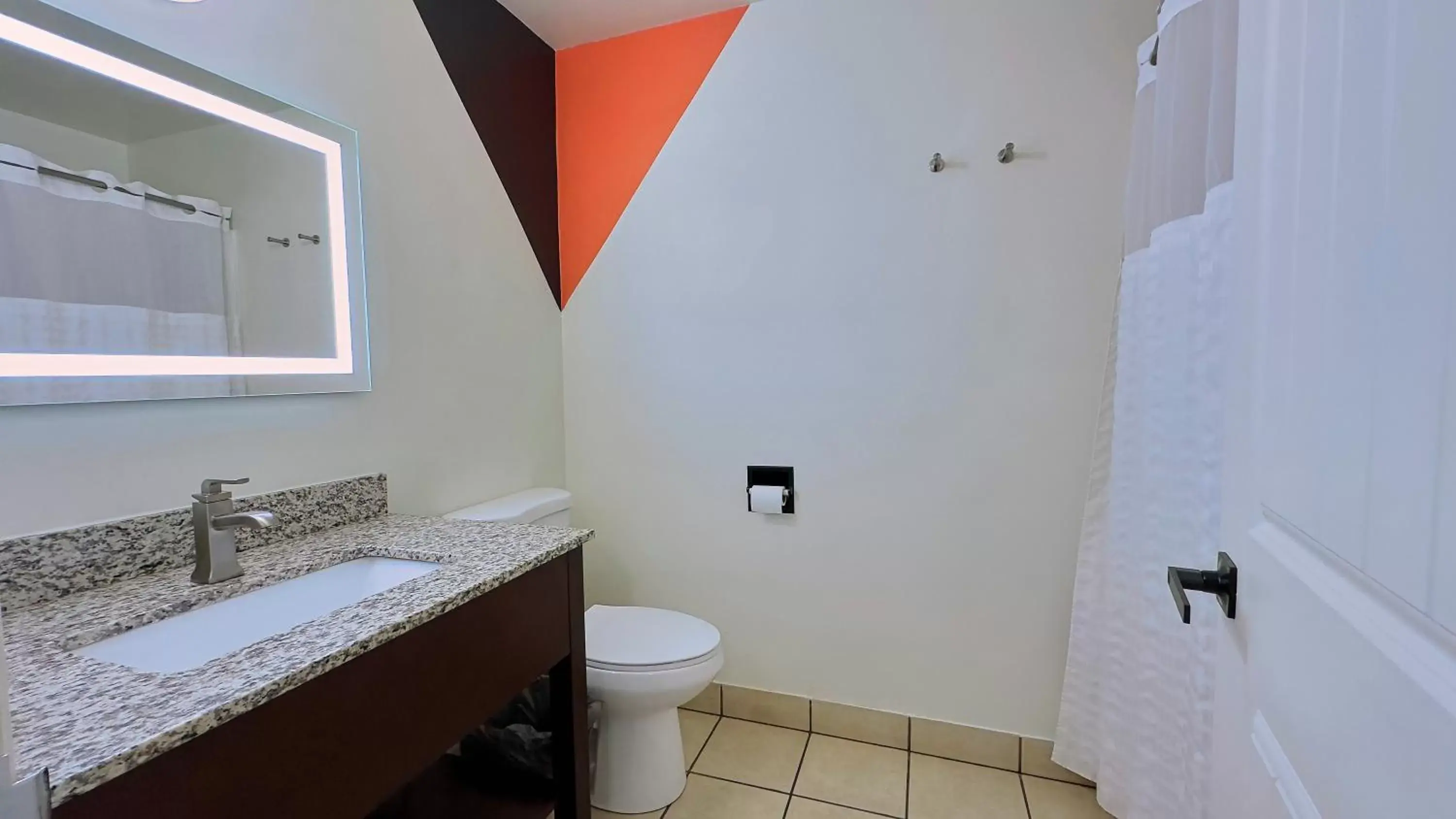 Bathroom in City Center Motel