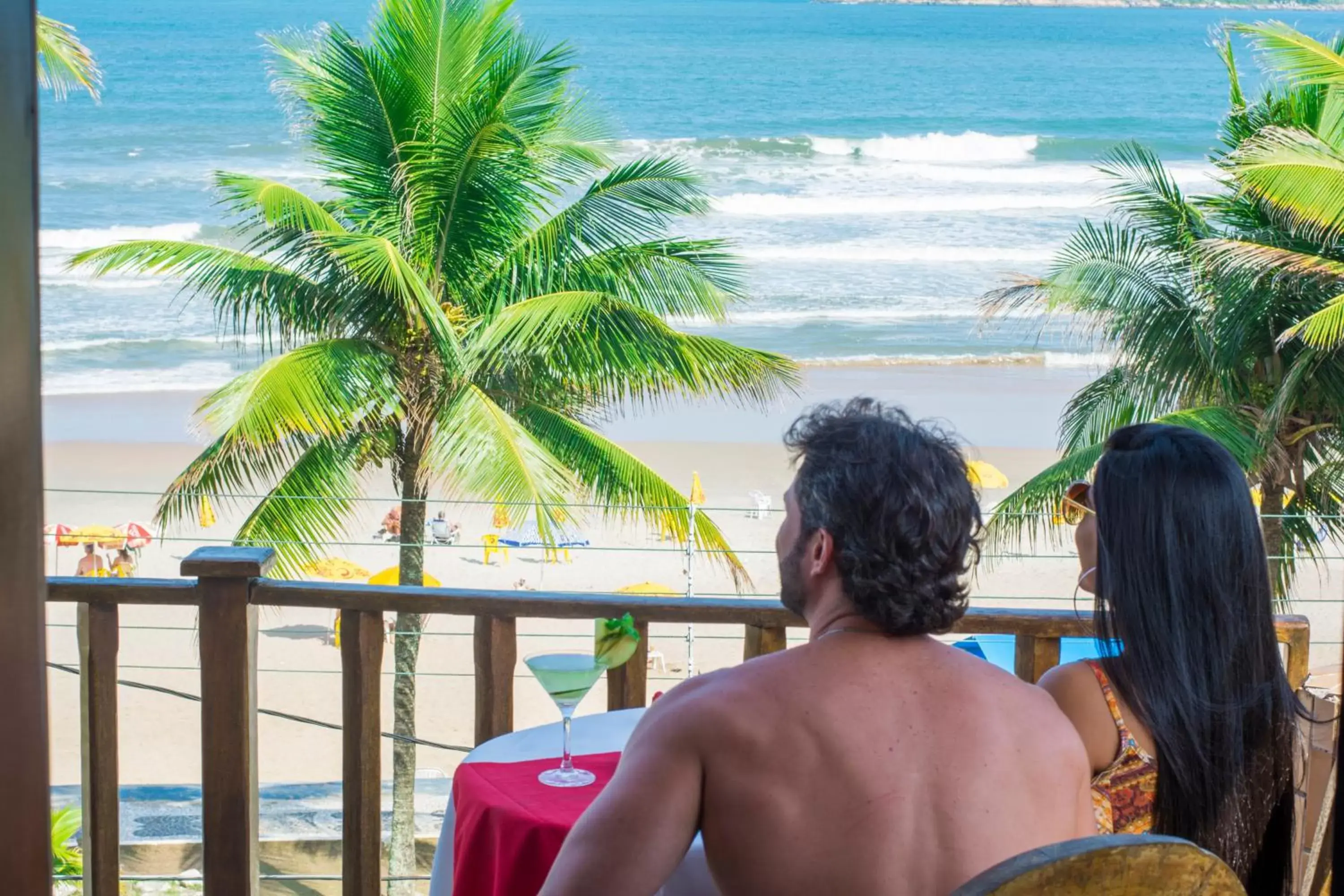 Balcony/Terrace in Strand Hotel Guarujá Frente Mar