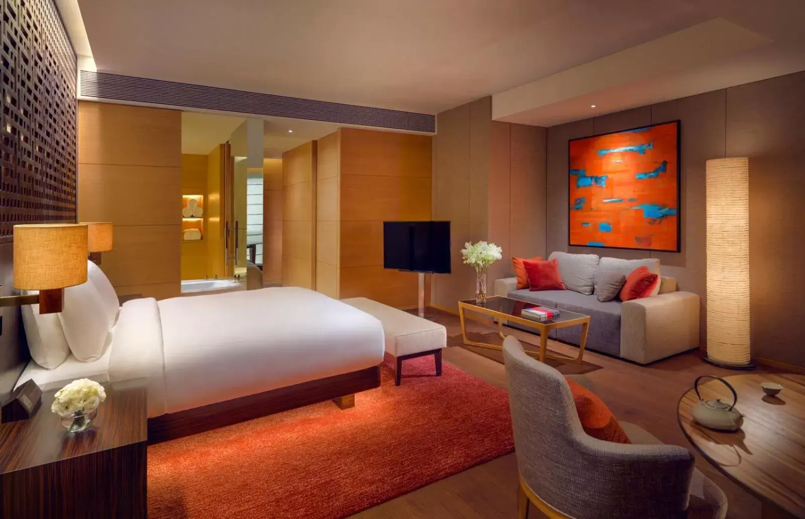 Photo of the whole room in Park Hyatt Guangzhou - Free Shuttle Bus To Canton Fair Complex During Canton Fair Period