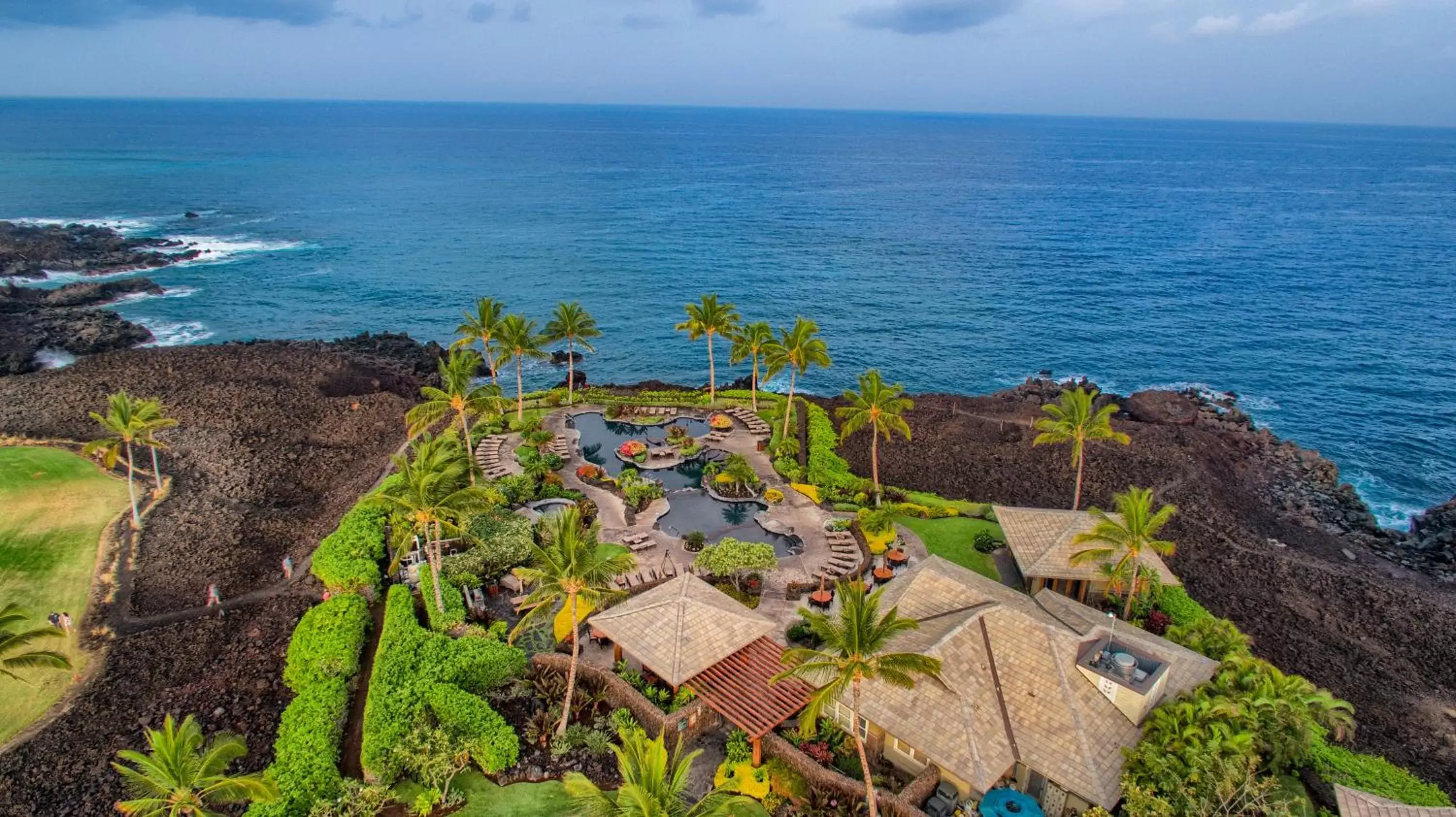 Bird's eye view, Natural Landscape in Castle Halii Kai at Waikoloa