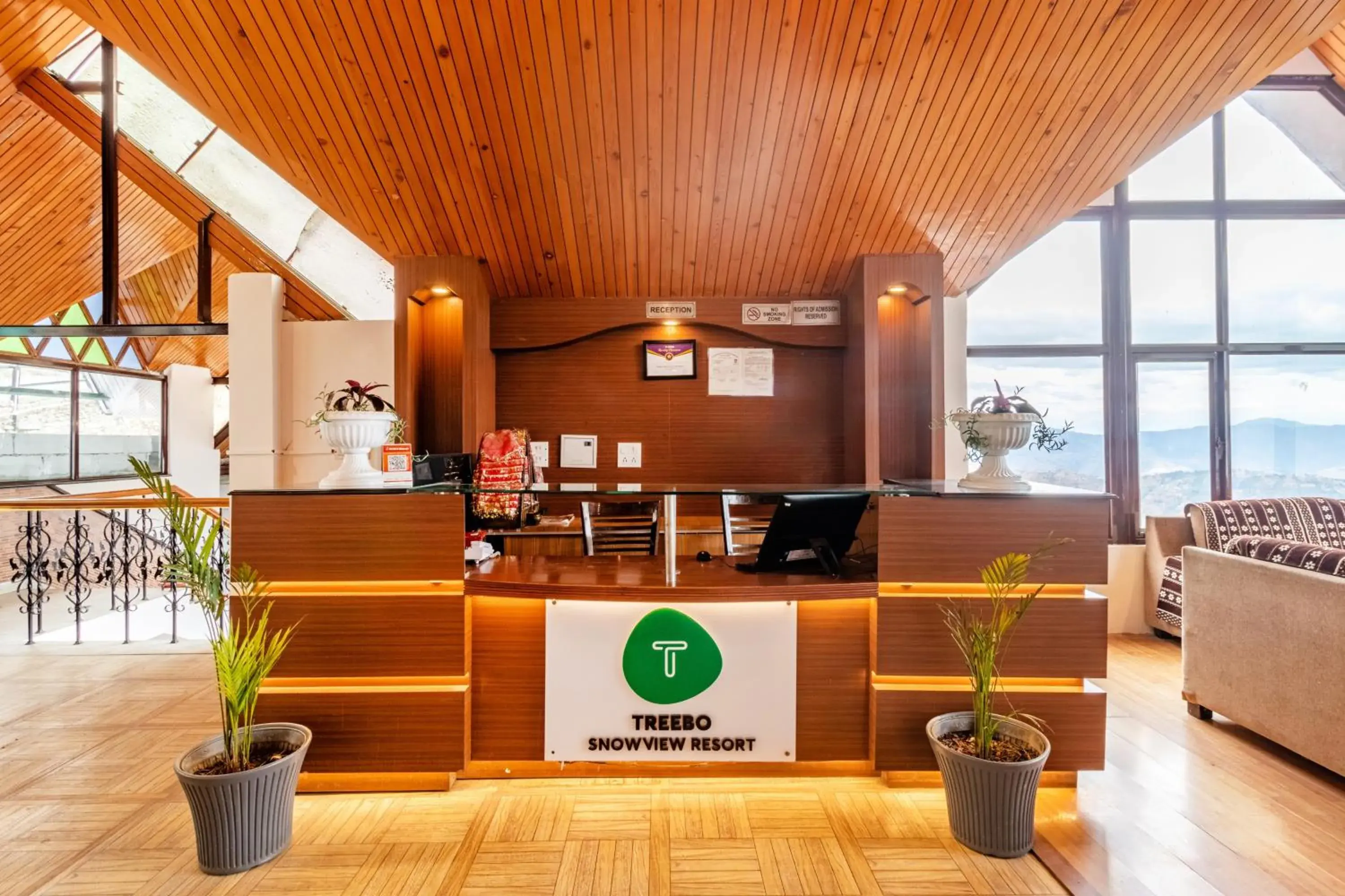 Lobby or reception, Lobby/Reception in Treebo Trend Snow View Resort