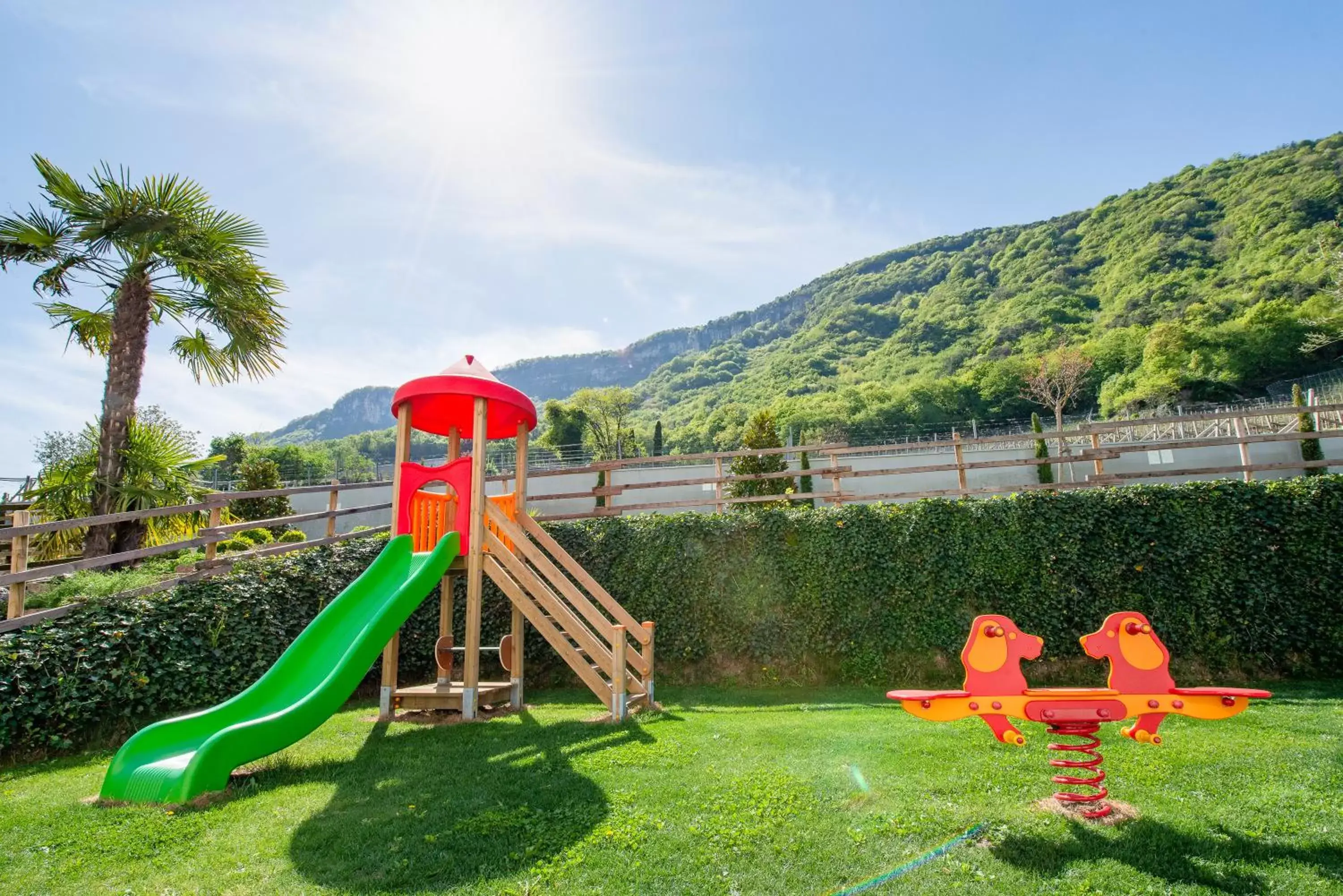 Children play ground, Children's Play Area in Residence Garni Hotel Vineus