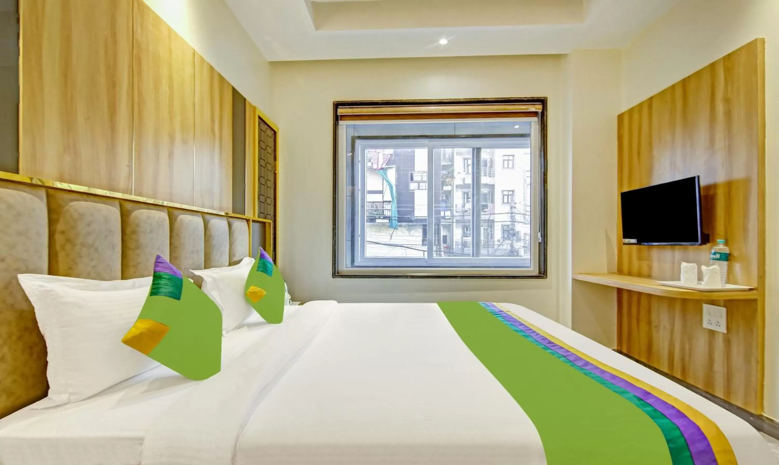 Bed in Treebo Stellar Inn Bed in Treebo Stellar Inn