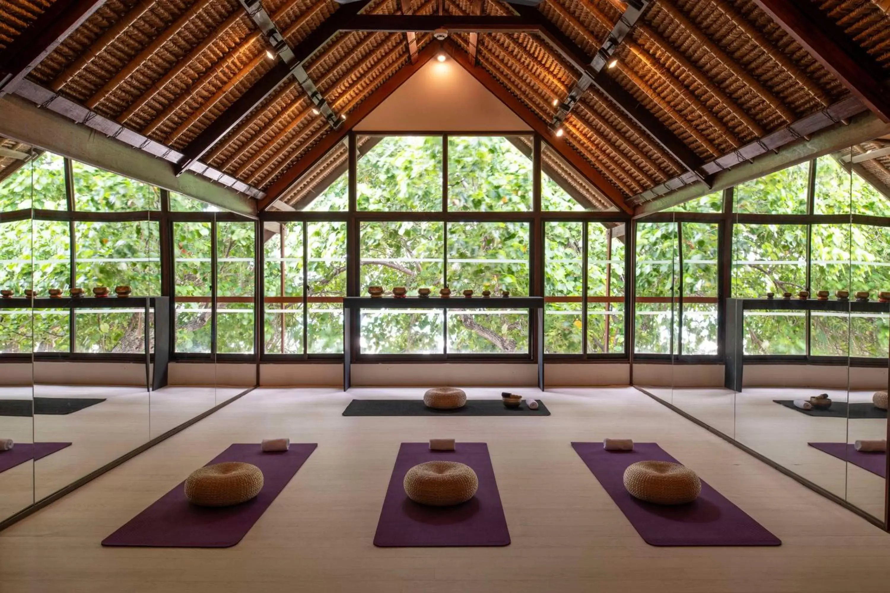 Fitness centre/facilities in Banyan Tree Vabbinfaru