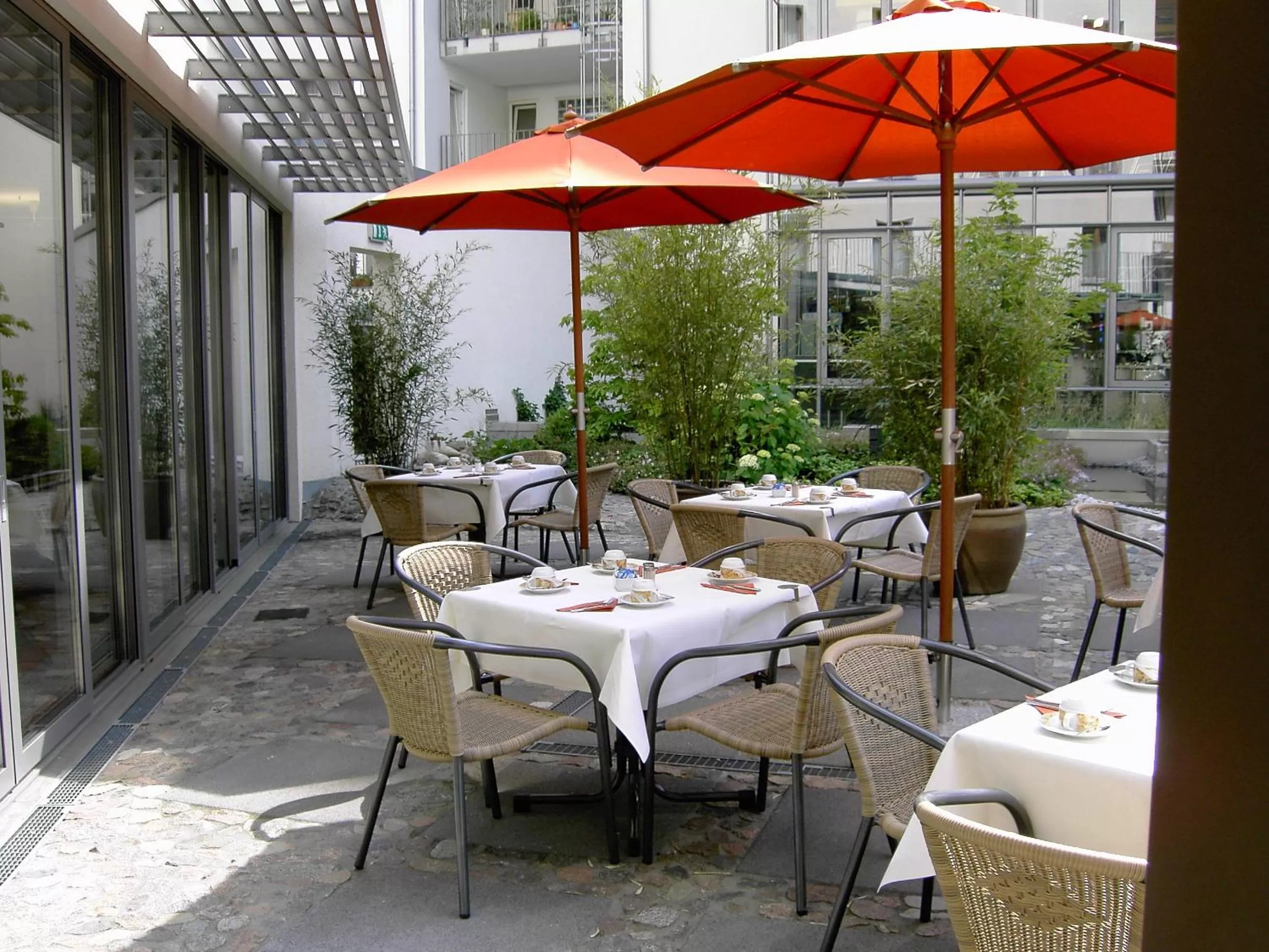 Patio in Hotel Flandrischer Hof