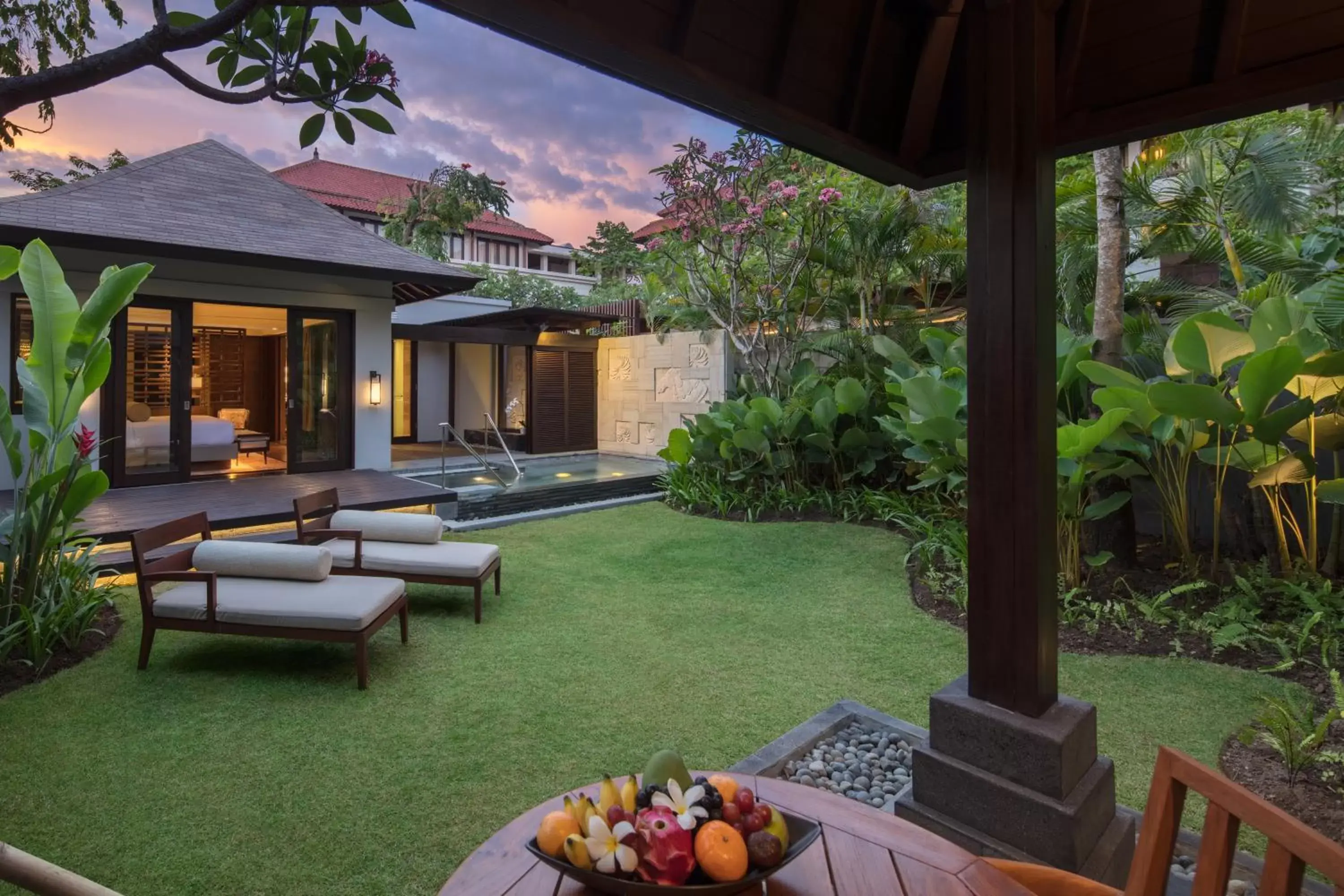 Garden view in Conrad Bali