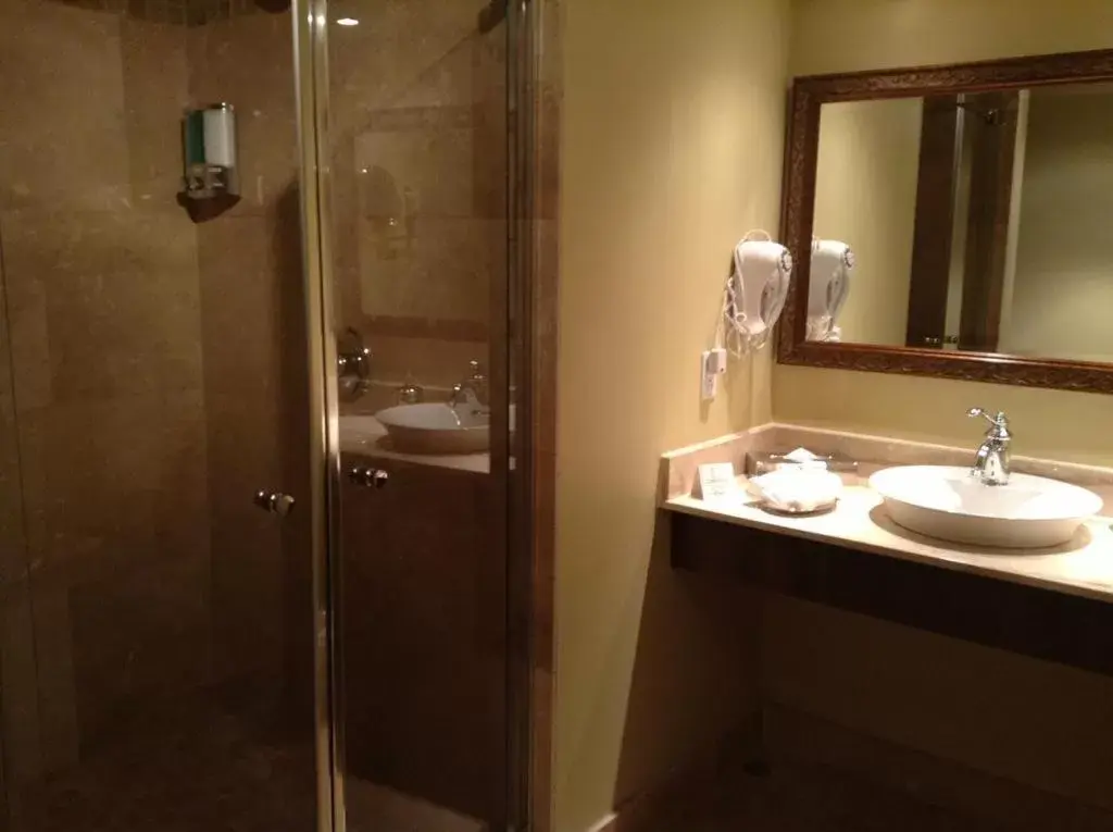 Shower, Bathroom in Hotel Brossard