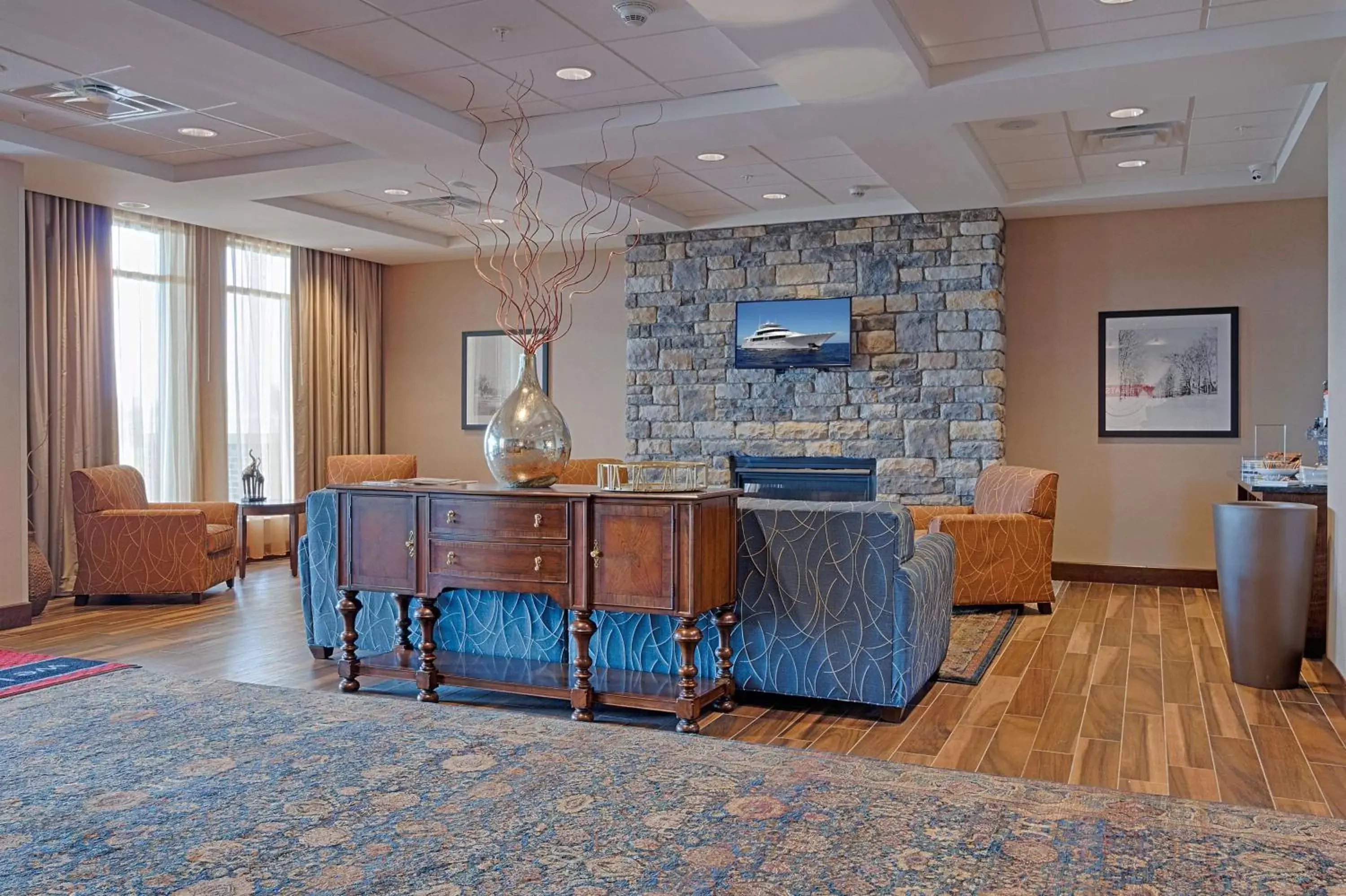 Lobby or reception in Hampton Inn & Suites Cazenovia, NY