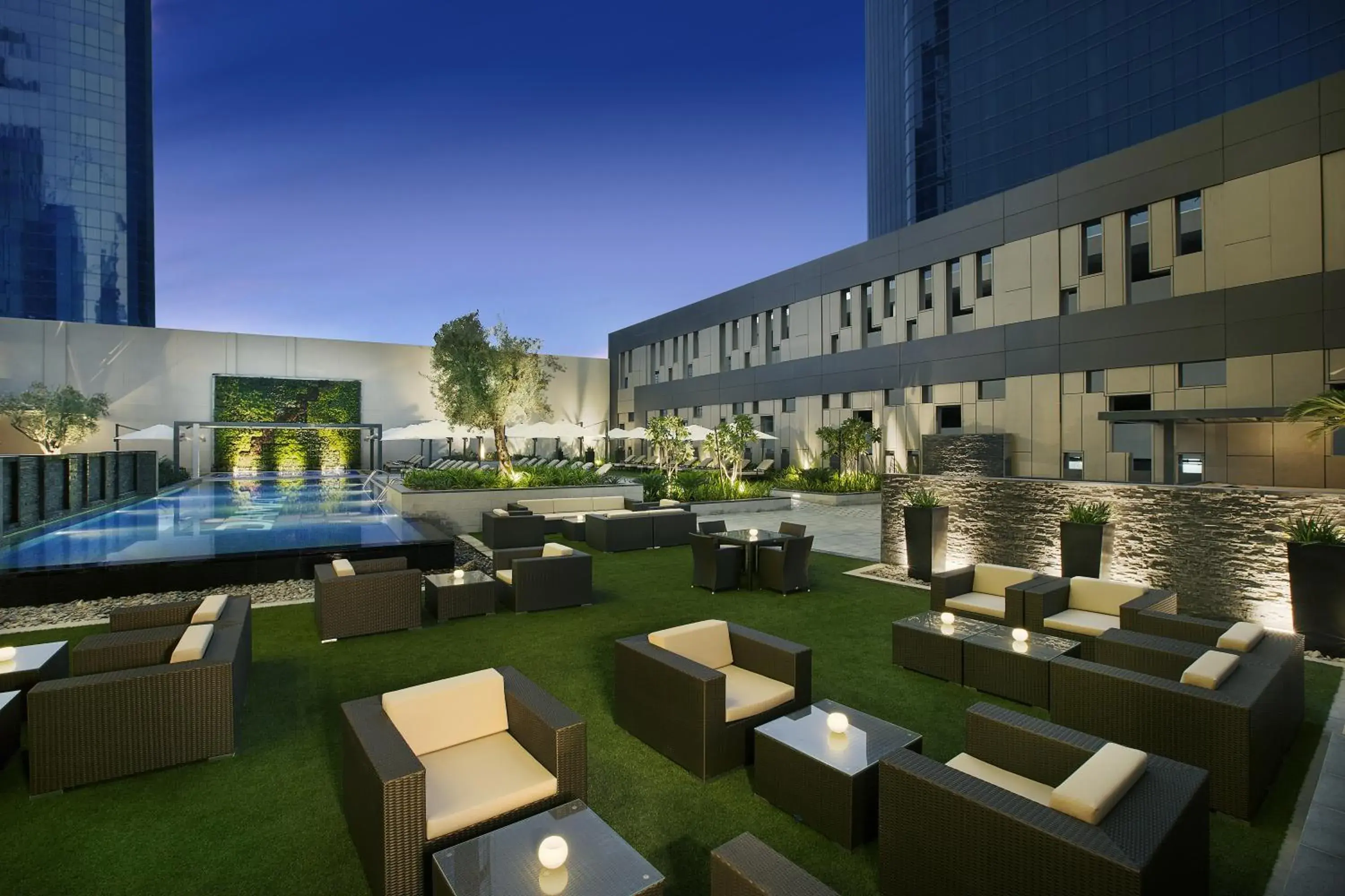Lounge or bar in DAMAC Maison Cour Jardin Lounge or bar in DAMAC Maison Cour Jardin