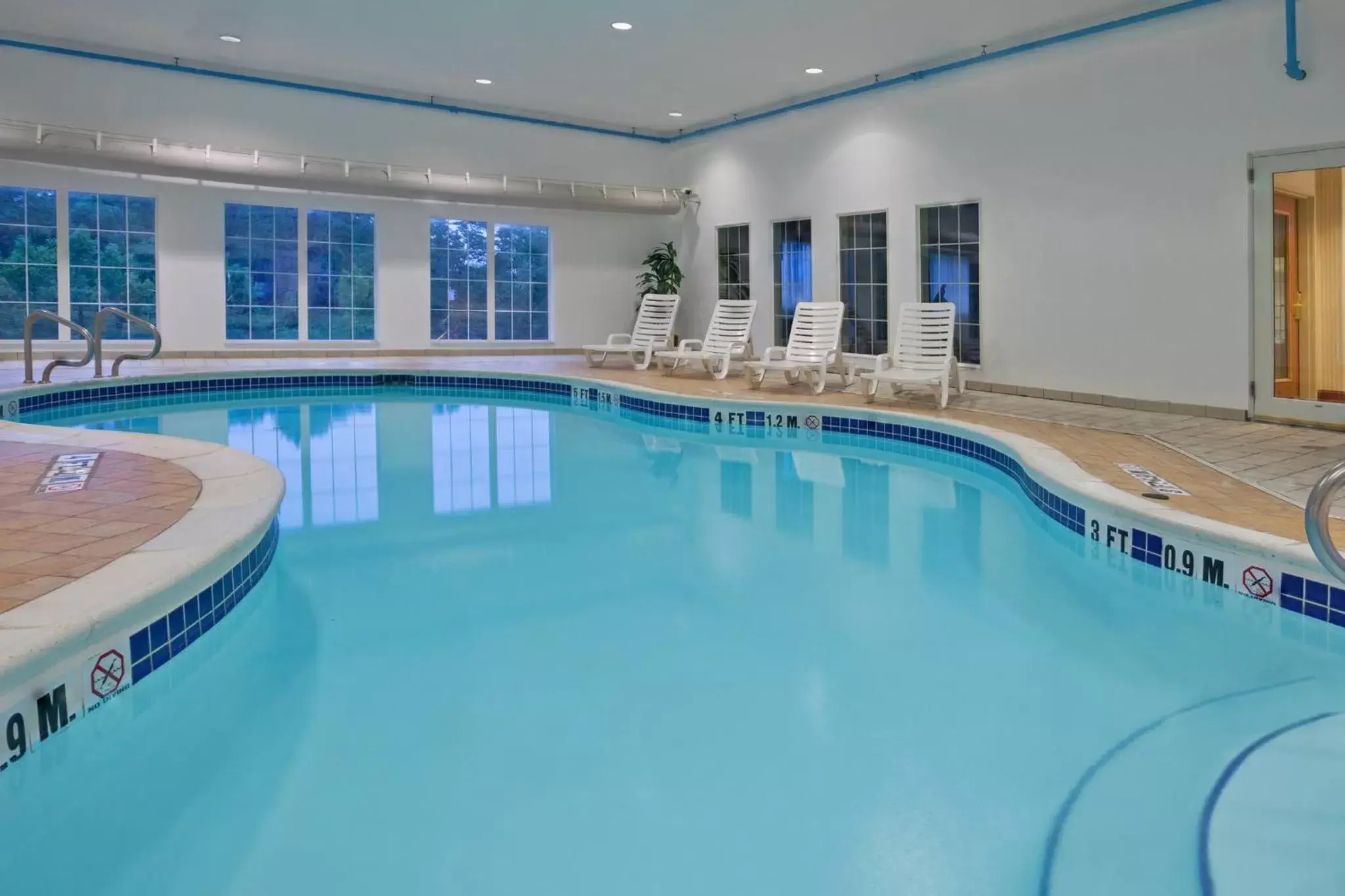 Swimming Pool in Holiday Inn Express Hotel & Suites Center Township, an IHG Hotel