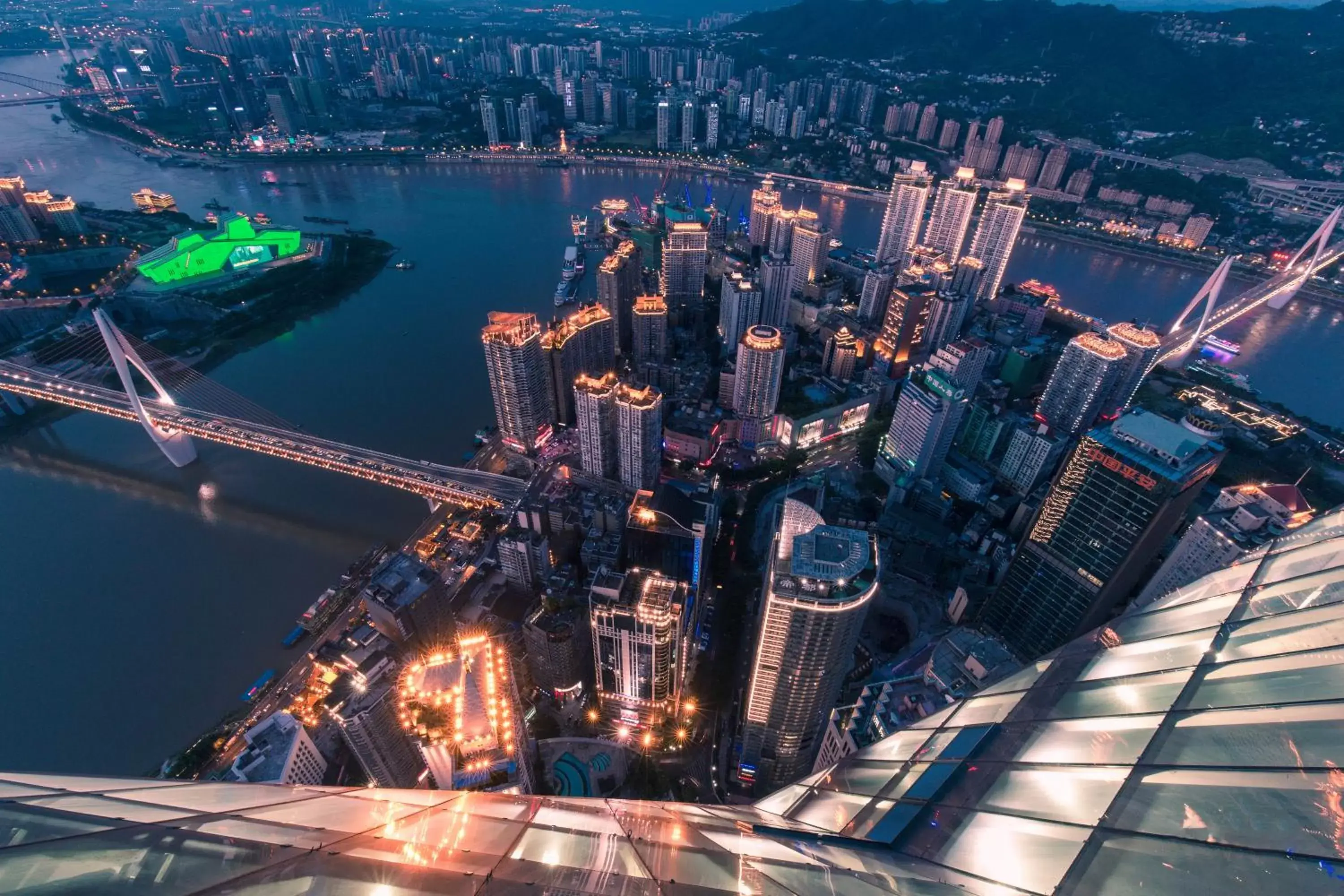 Shopping Area, Bird's-eye View in Glenview ITC Plaza Chongqing