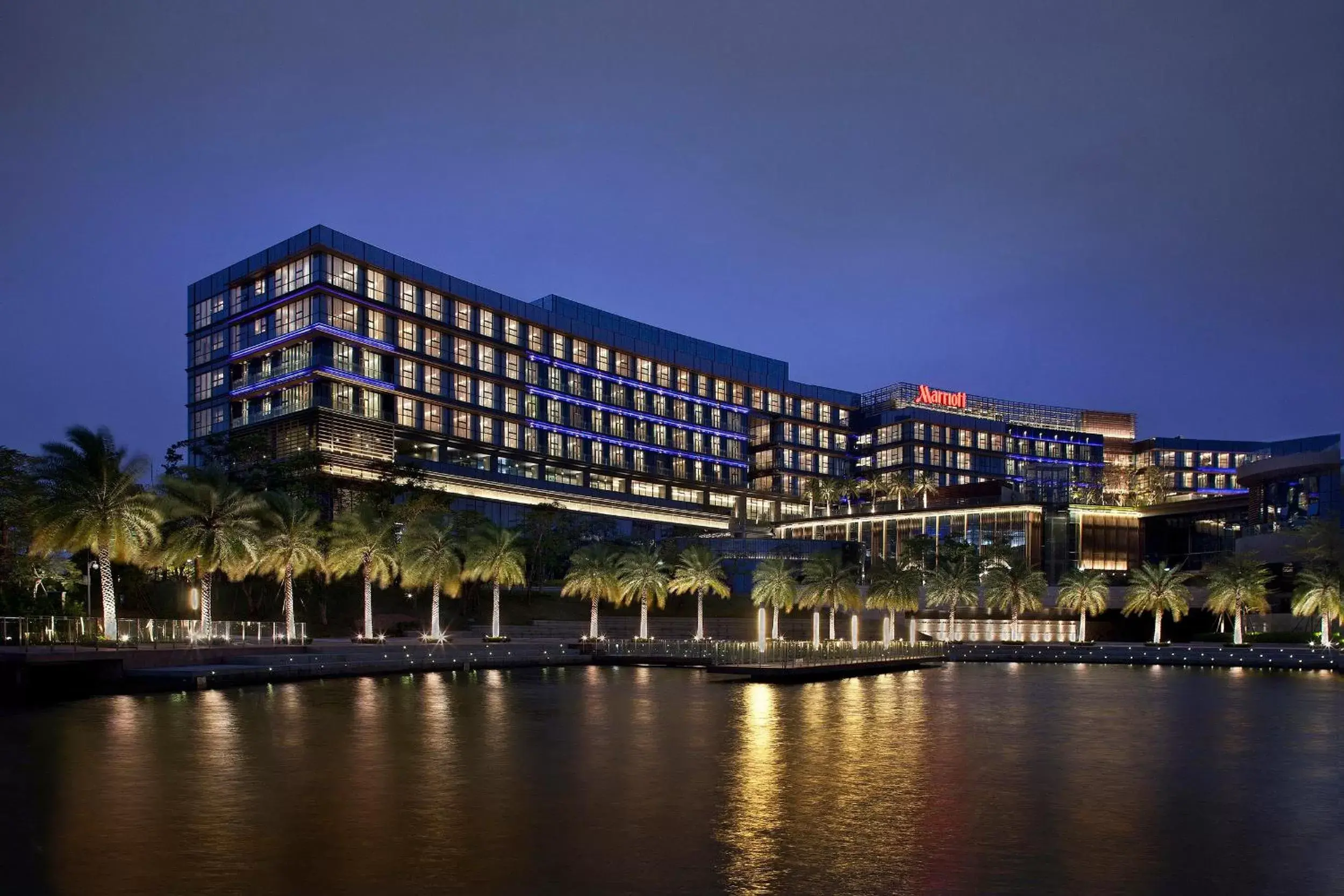 Lake view, Property Building in The OCT Harbour, Shenzhen - Marriott Executive Apartments